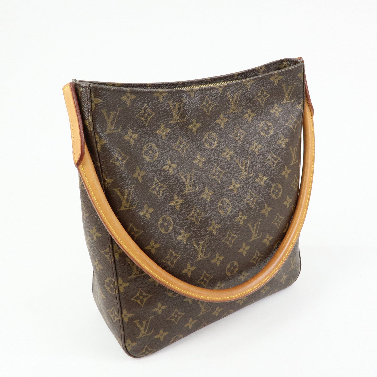 Louis Vuitton Monogram Looping GM Shoulder Bag Brown M51145