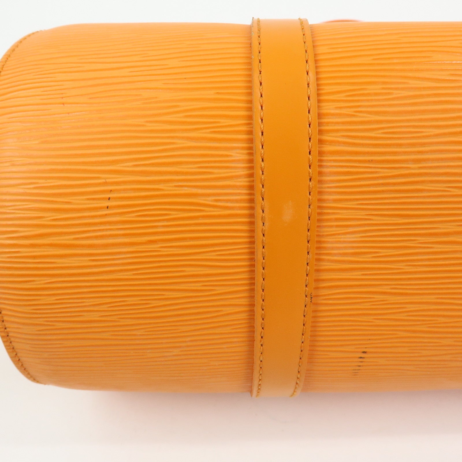 Louis Vuitton Epi Soufflot Hand Bag Mandarin Orange M5222H
