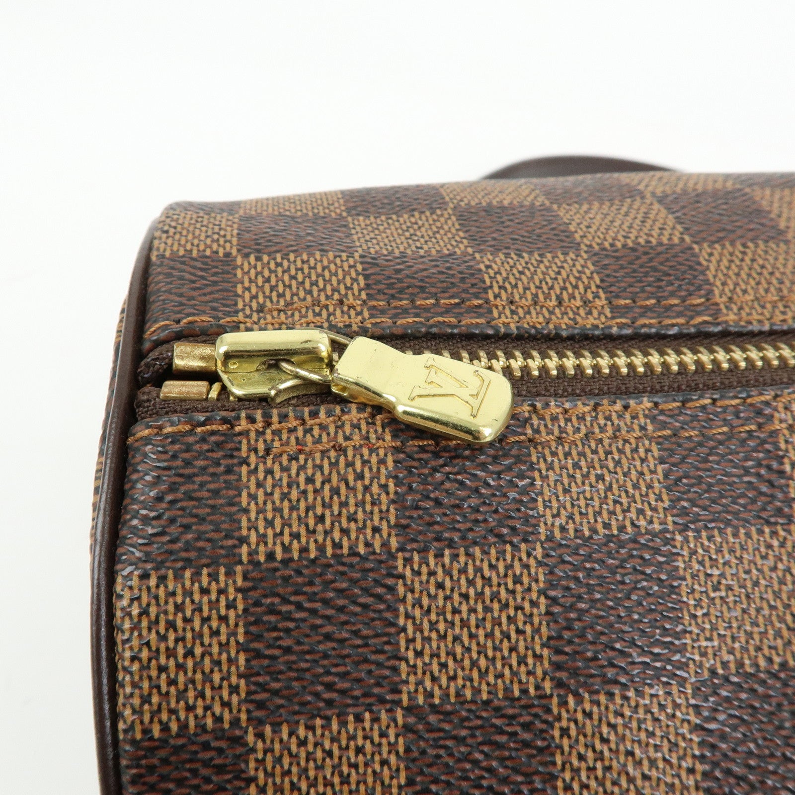 Louis Vuitton Damier Ebene Papillon 26 Hand Bag Brown N51304