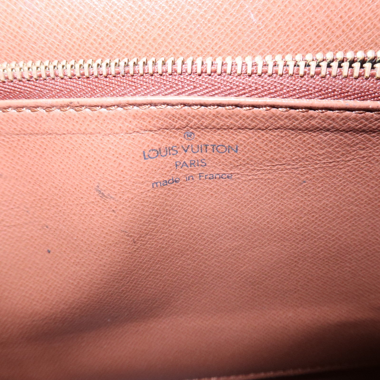 Louis Vuitton Monogram Canvas Malesherbes Hand Bag Brown M51379 Used