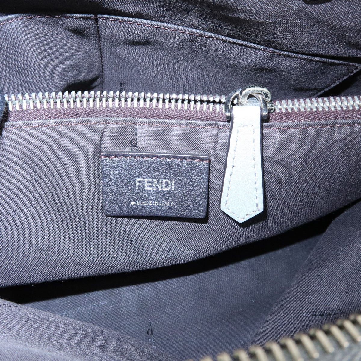 FENDI By The Way Leather Medium 2Way Hand Shoulder Bag Ivory 8BL124