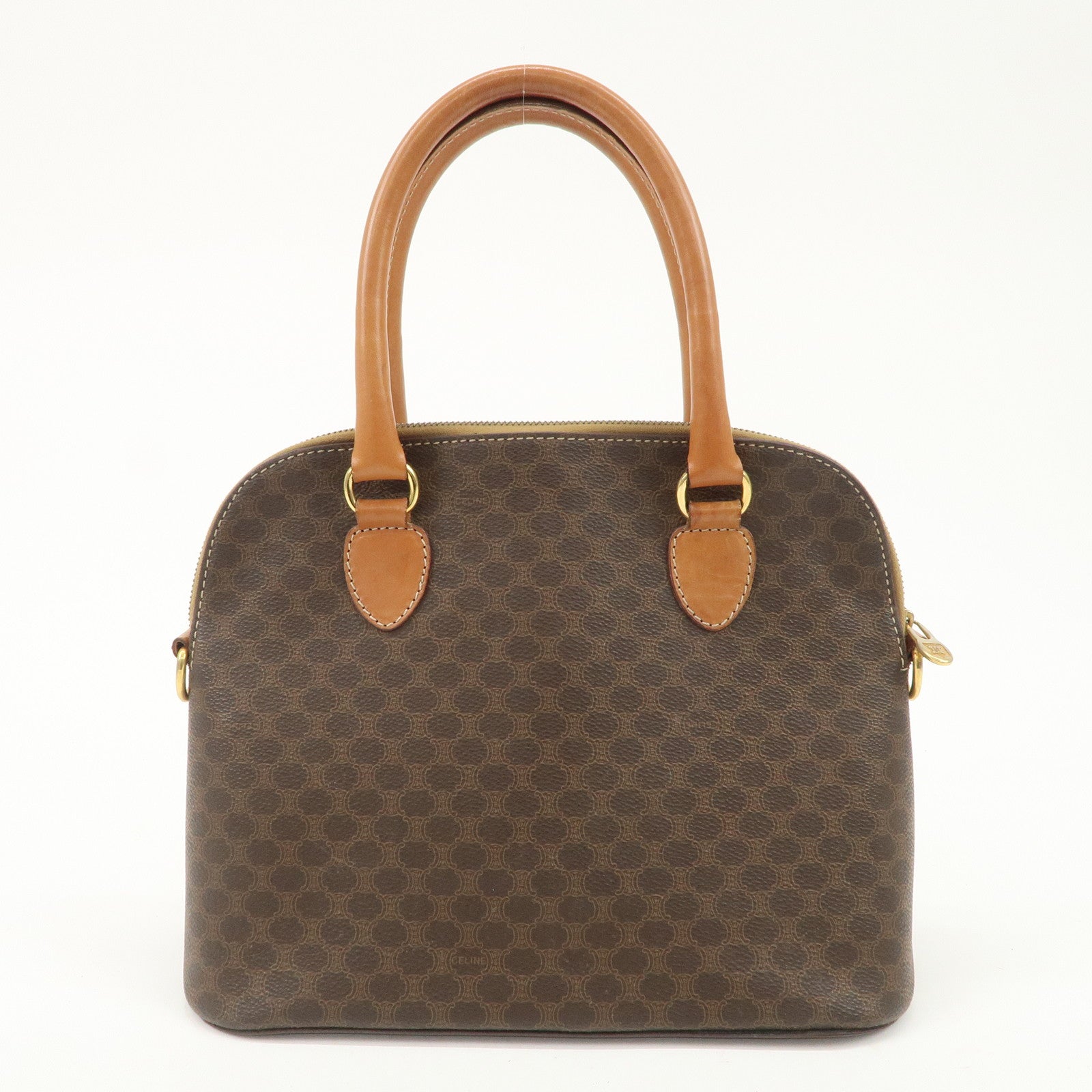CELINE Macadam PVC Leather Hand Bag Shoulder Bag