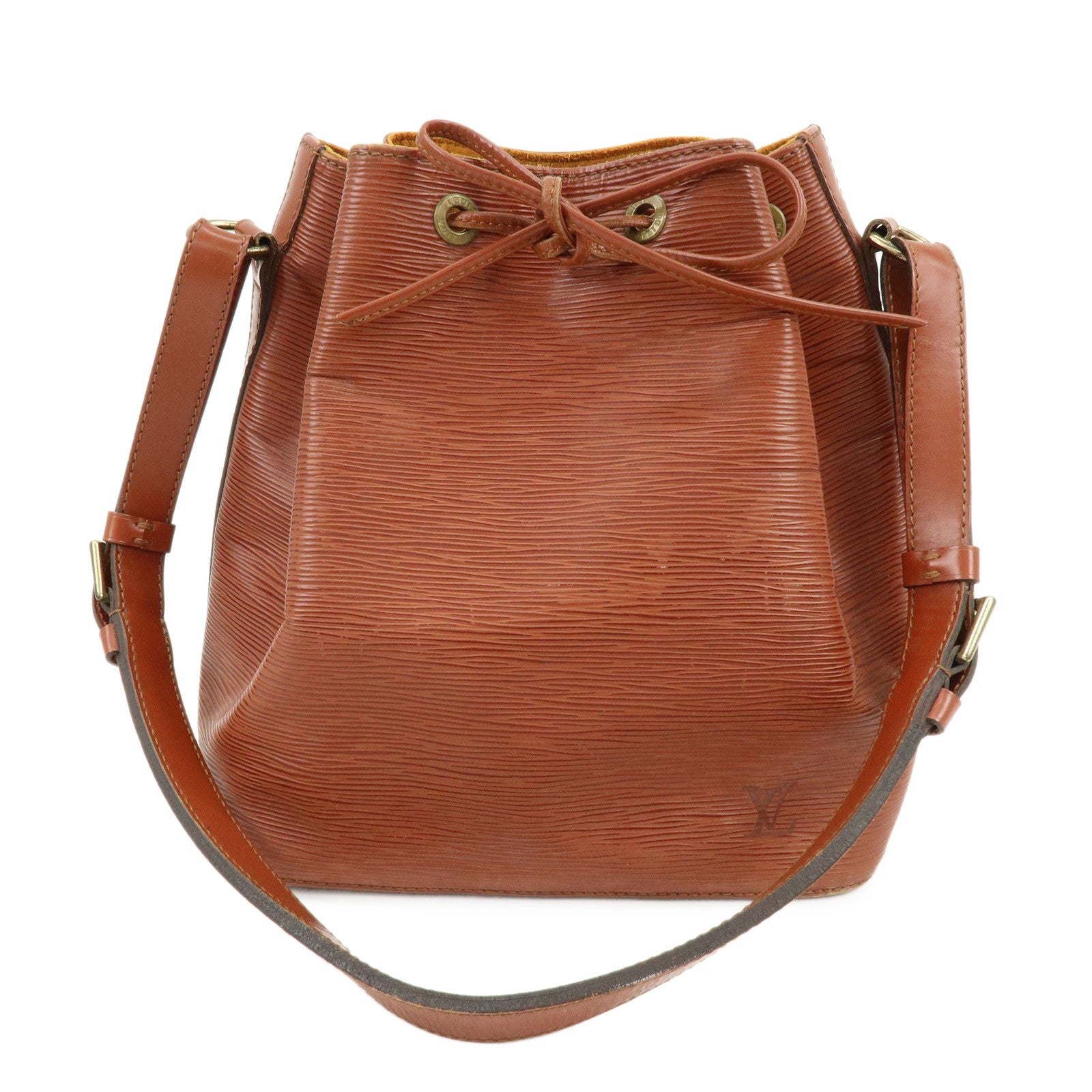 Louis Vuitton Epi Petit Noe Shoulder Bag Kenya Brown M44103