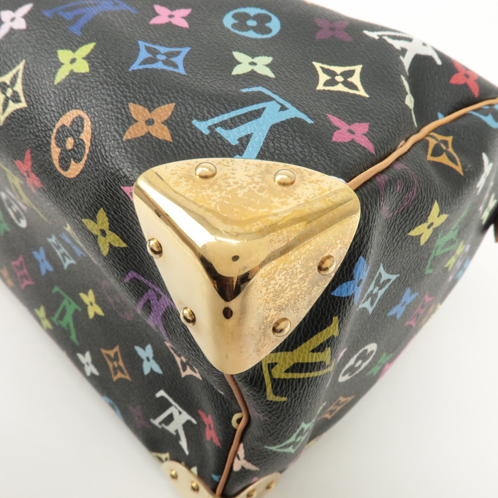 Louis Vuitton Monogram Multicolor Speedy 30 Hand Bag M92642 Used