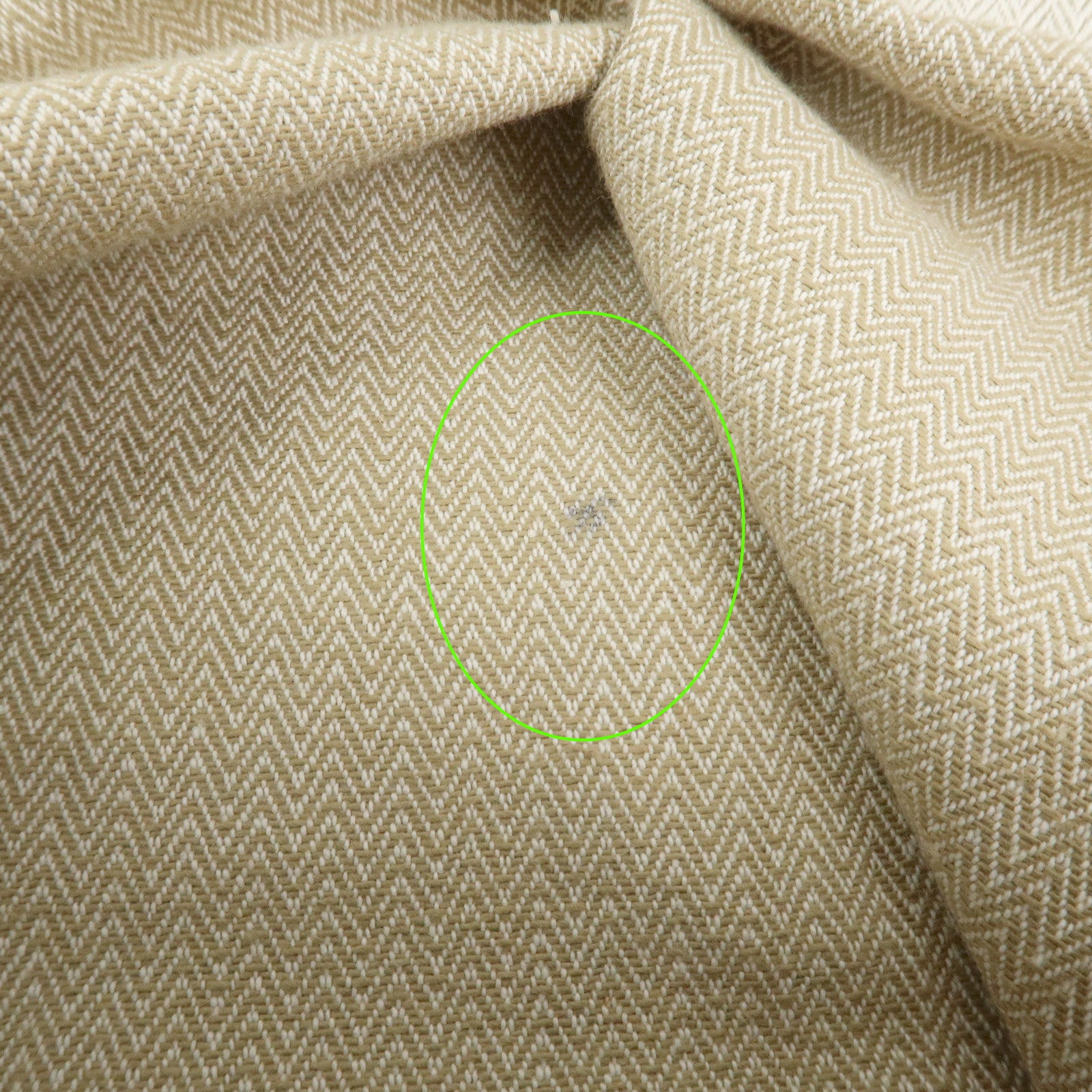 HERMES Aline GM Canvas Leather Shoulder Bag Natural
