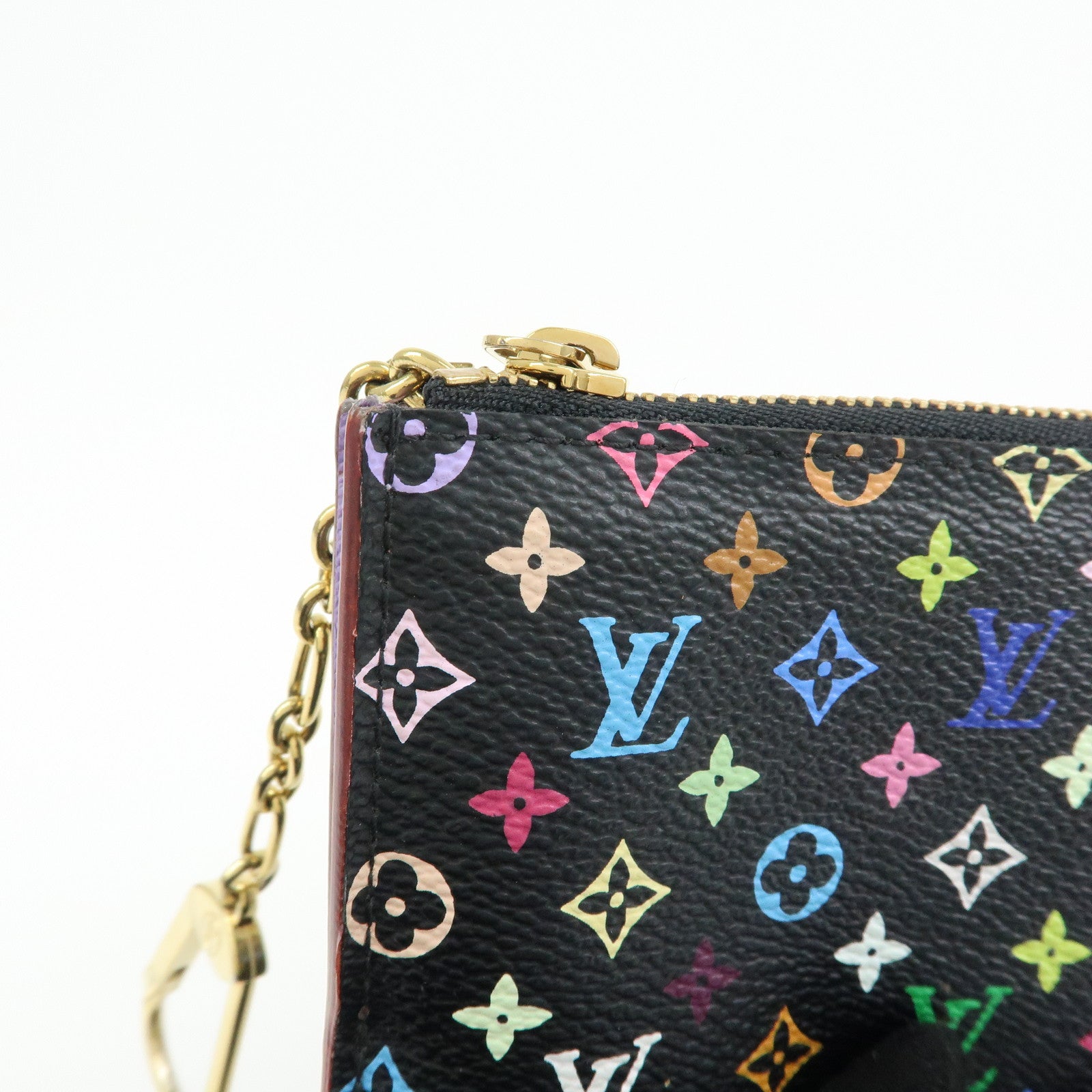 Louis Vuitton Monogram Multicolor Pochette Cles Coin Case M93735