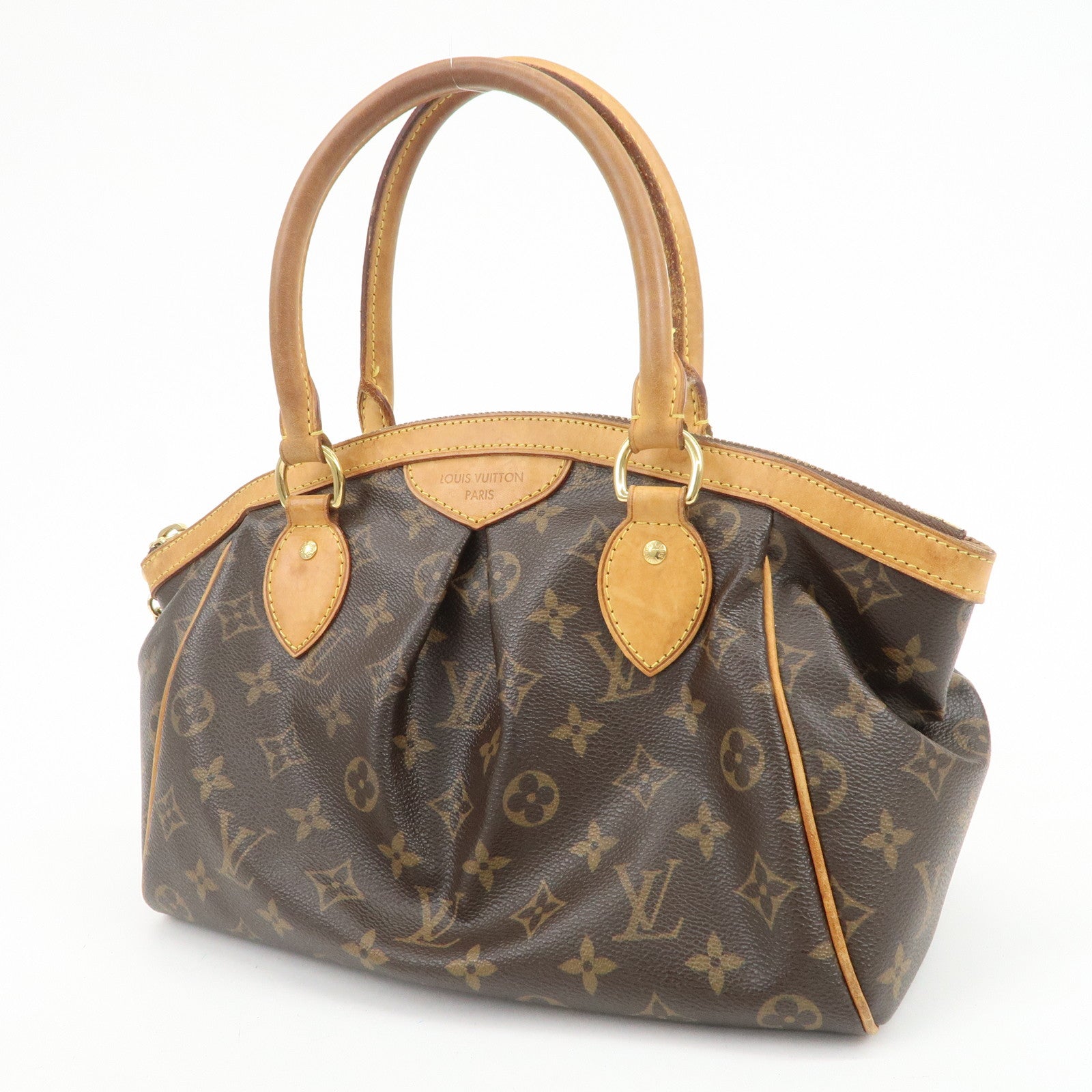 Louis Vuitton Monogram Tivoli PM Hand Bag Shoulder Bag Brown M40143