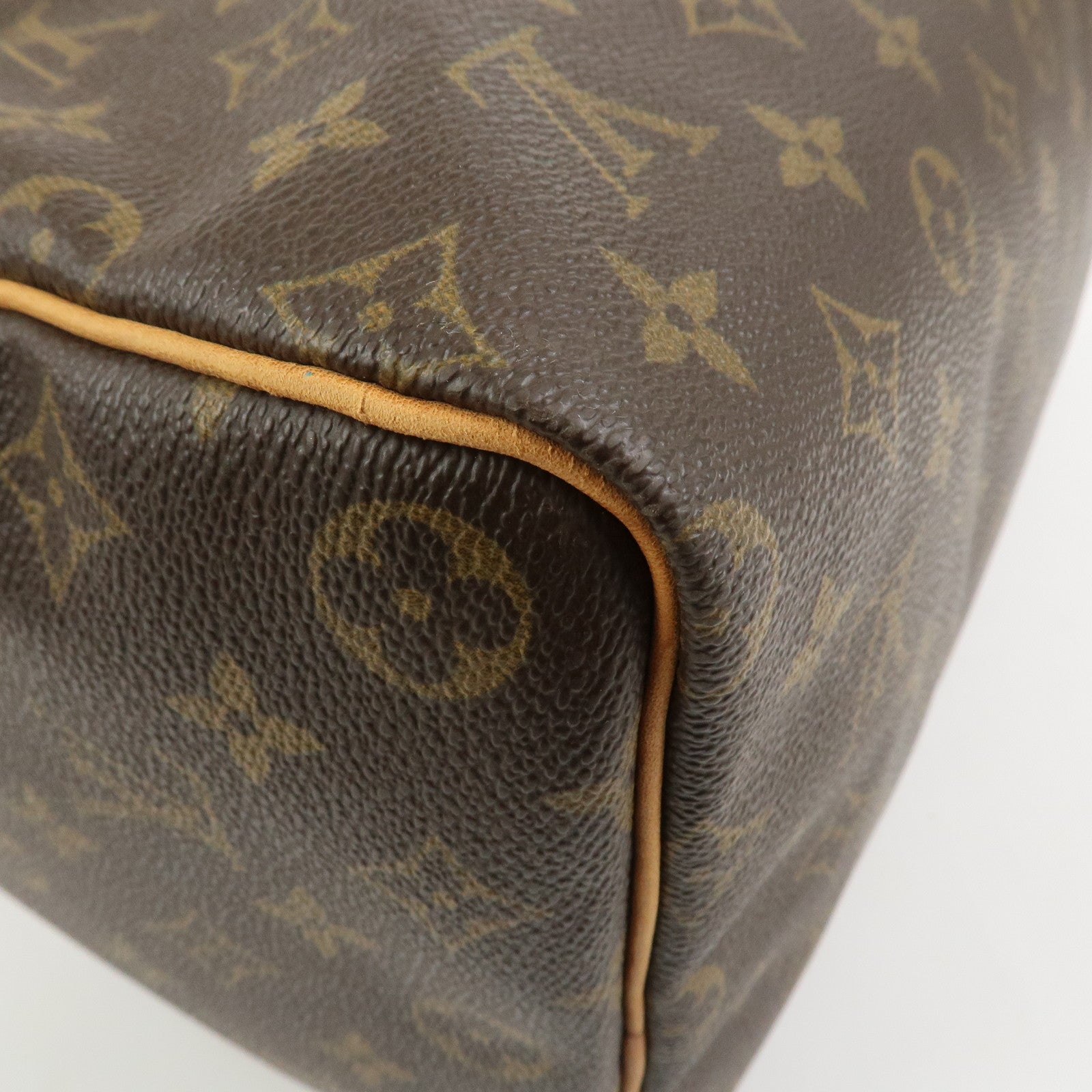 Louis Vuitton Monogram Speedy 40 Hand Bag Boston Bag Brown M41522