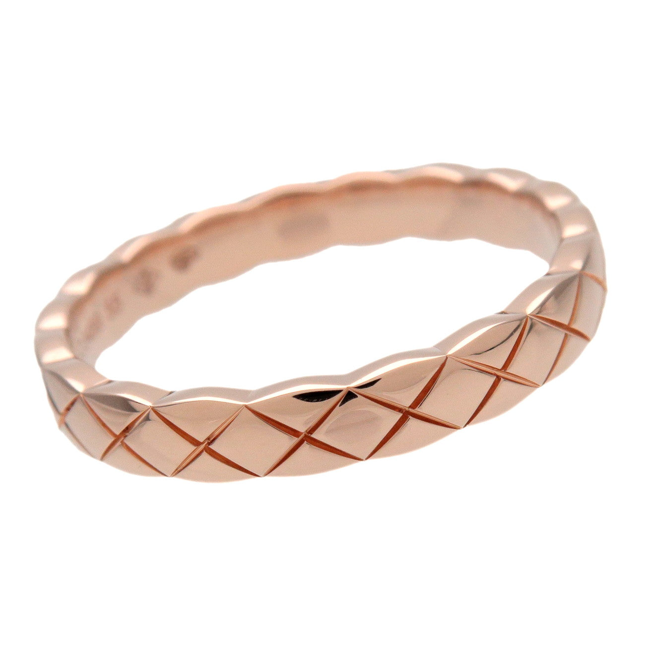 CHANEL COCO Crush Mini Ring K18 750PG Rose Gold #55 US7 J11785