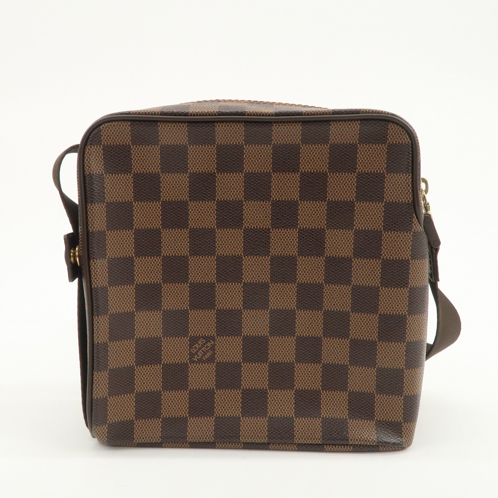 Louis Vuitton Damier Olaf PM Cross Body Shoulder Bag Brown N41442