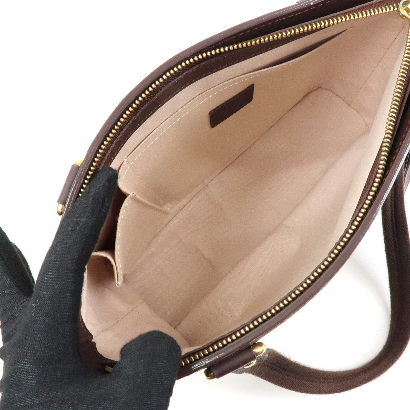 Louis Vuitton Monogram Mini Lucille PM Hand Bag Cerise M92678