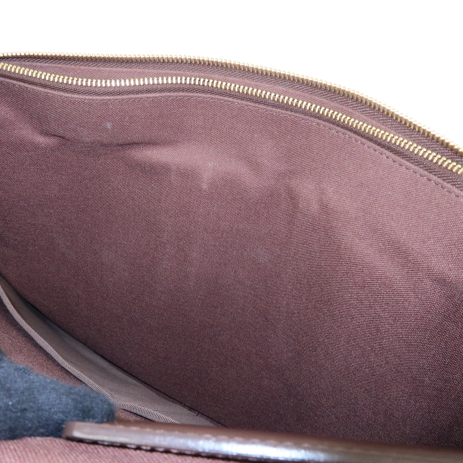 Louis Vuitton Damier Spencer Shoulder Bag Damier Ebene Brown N58021