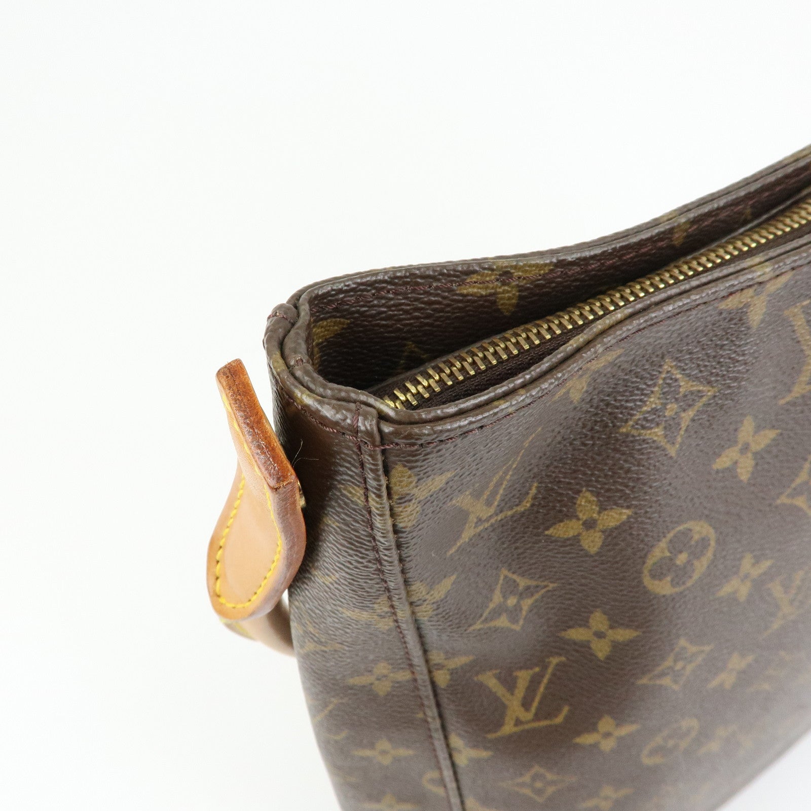 Louis Vuitton Monogram Looping GM Shoulder Bag Brown M51145