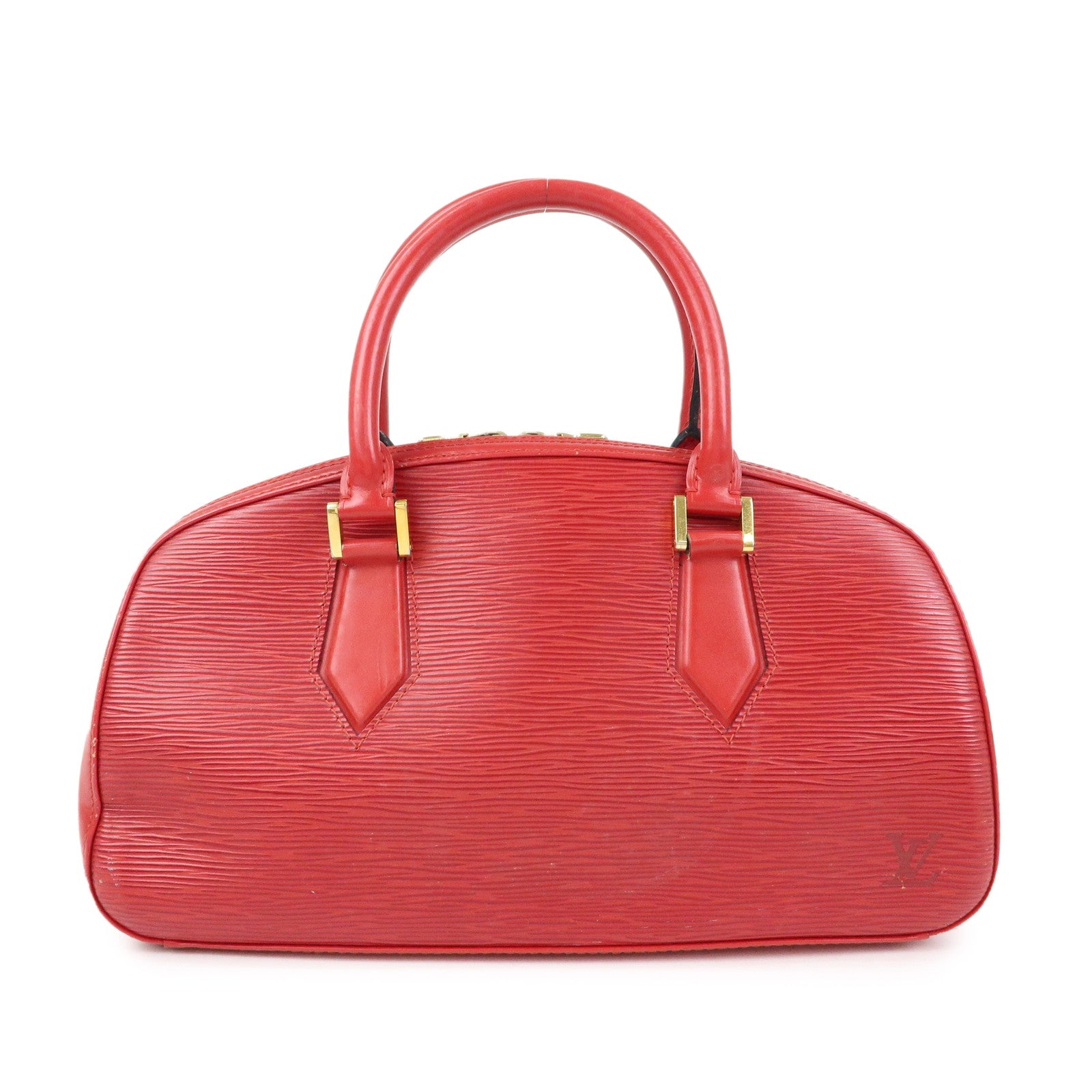 Louis Vuitton Epi Leather Jasmine Hand Bag Castilian Red M52087