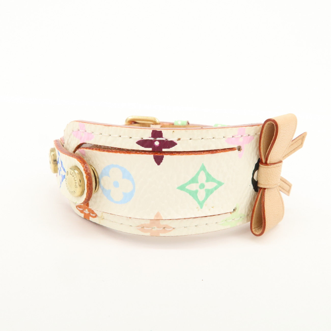 Louis Vuitton Monogram Multicolor Porte Address Bracelet M92594