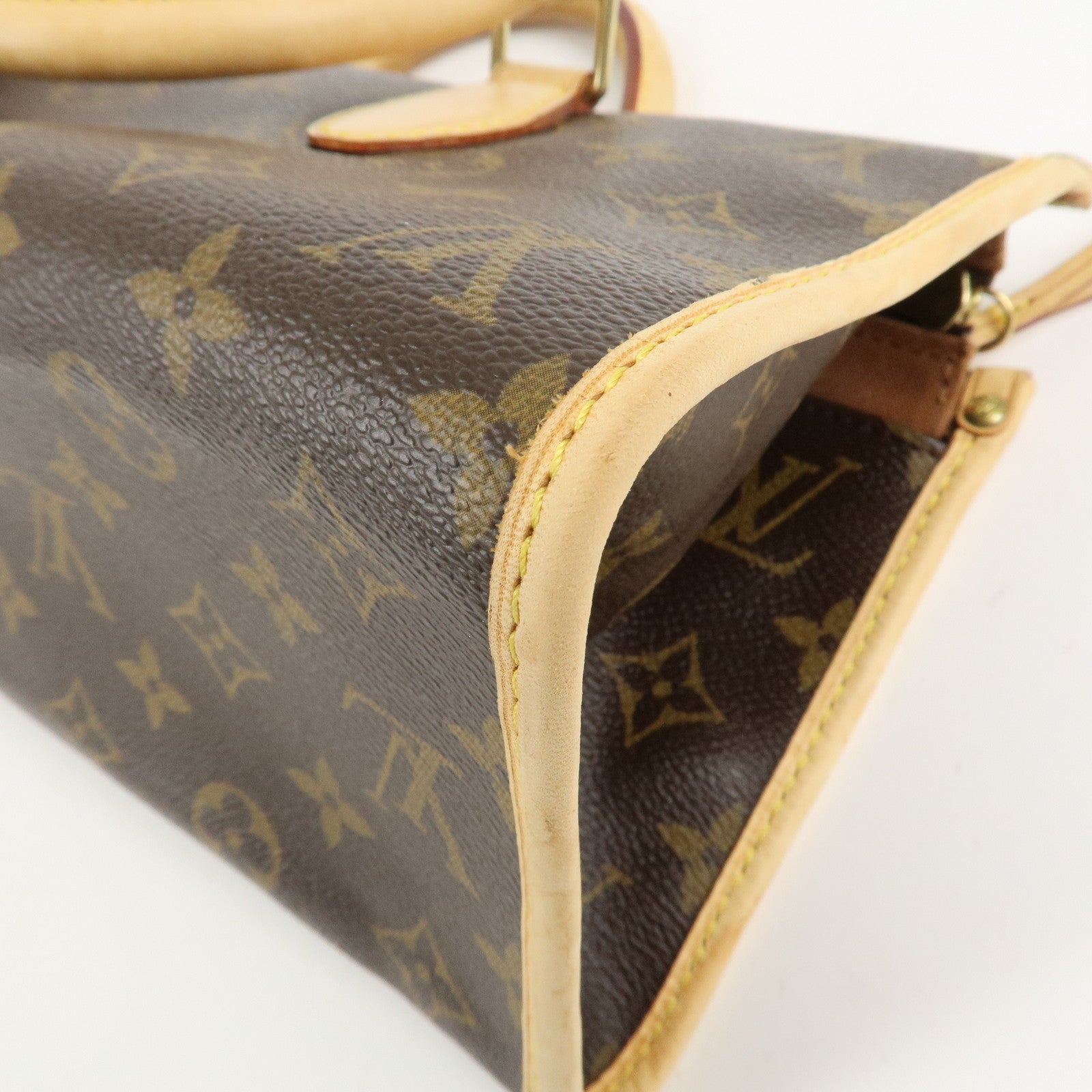 Louis Vuitton Monogram Popincourt Hand Bag Brown M40009