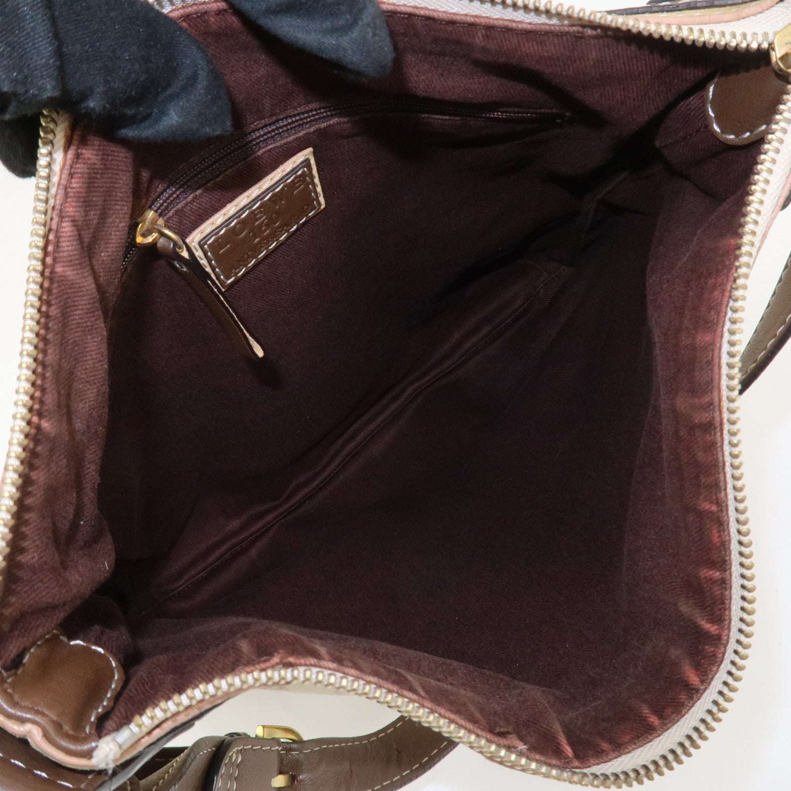 LOEWE Anagram Canvas Suede Leather 160th Anniversary Shoulder Bag