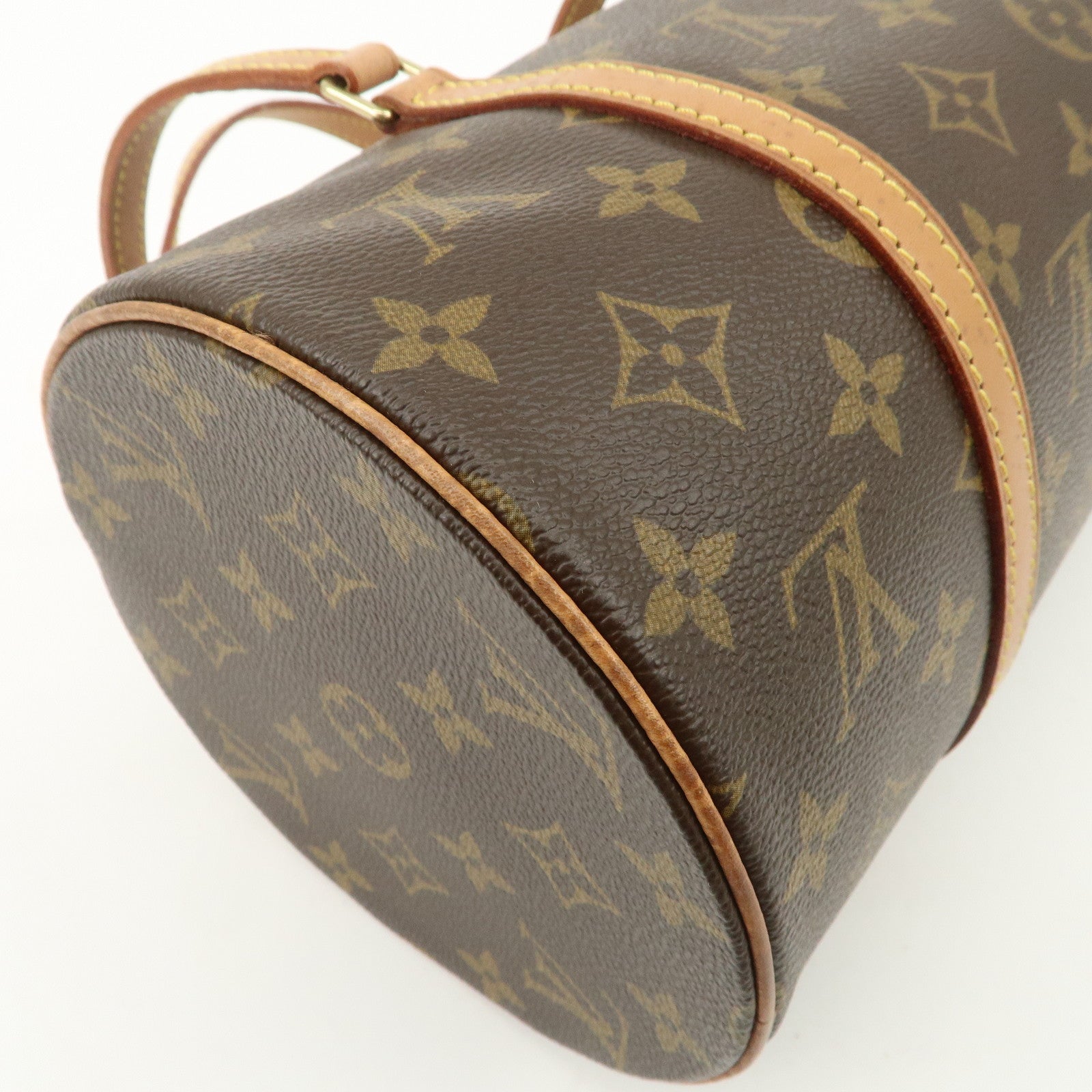 Louis Vuitton Monogram Papillon 30 Hand Bag New Style Brown M51385