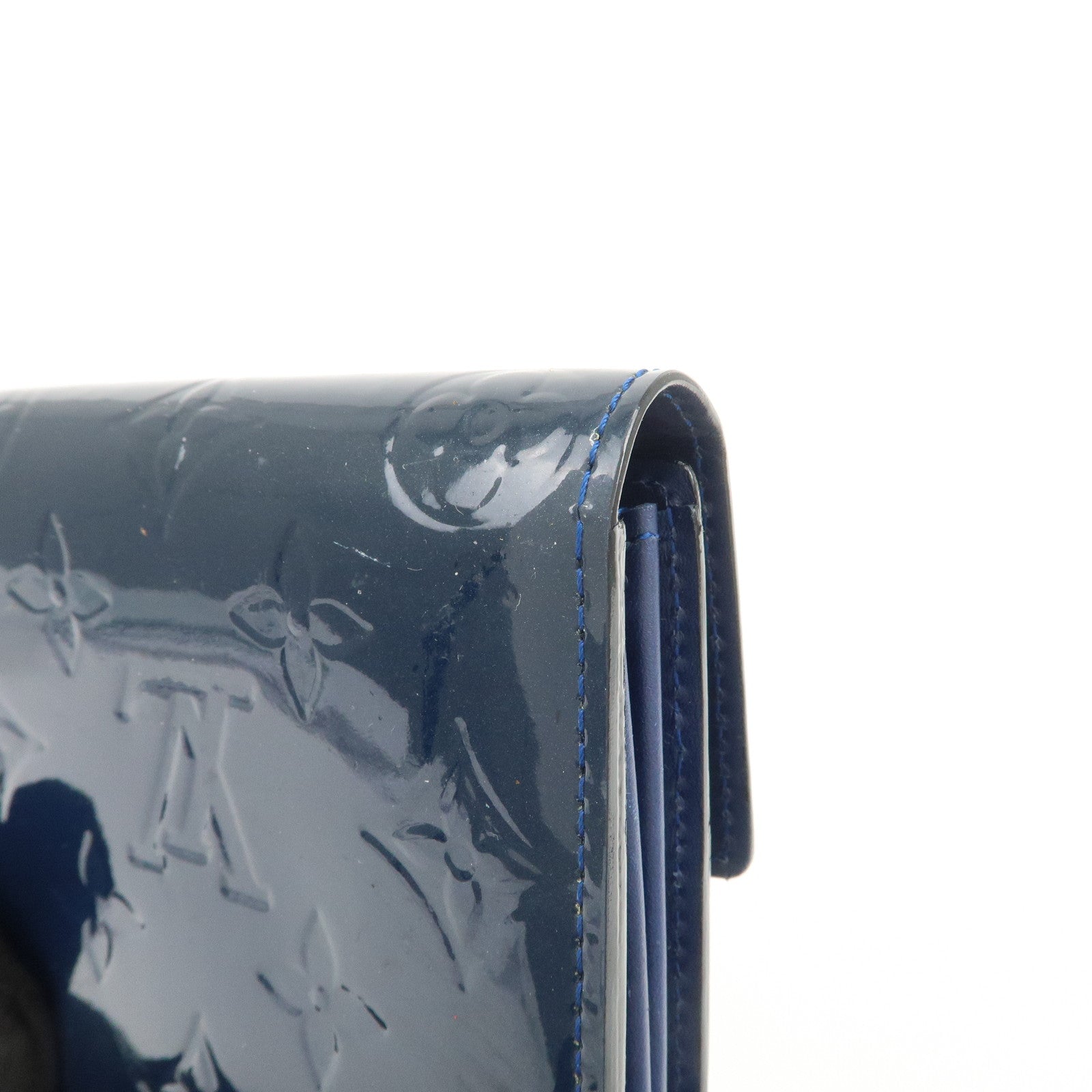 Louis Vuitton Monogram Vernis Leather Portefeuille Sarah Wallet M90049