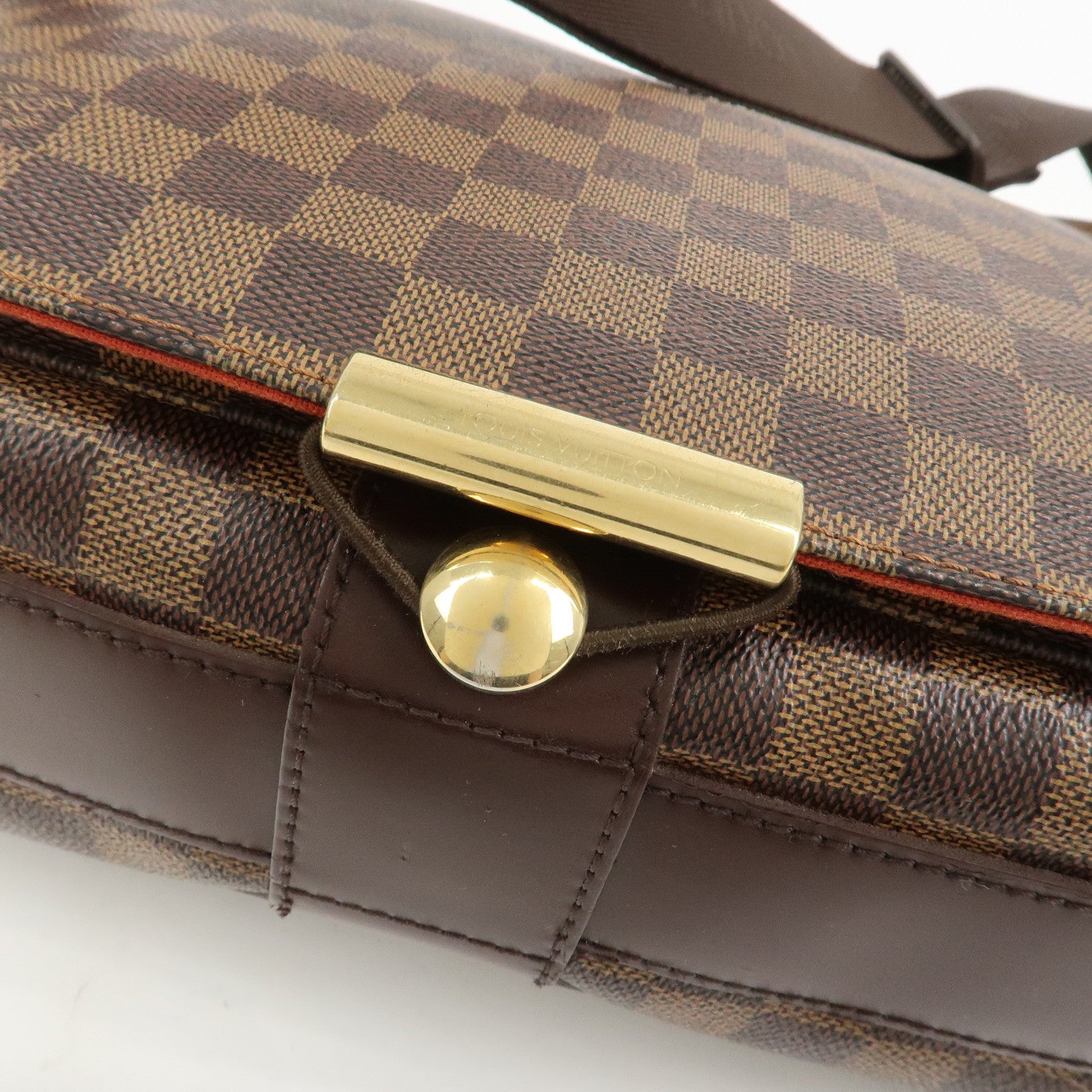 Louis Vuitton Damier Bastille Canvas Shoulder Bag Brown N45258