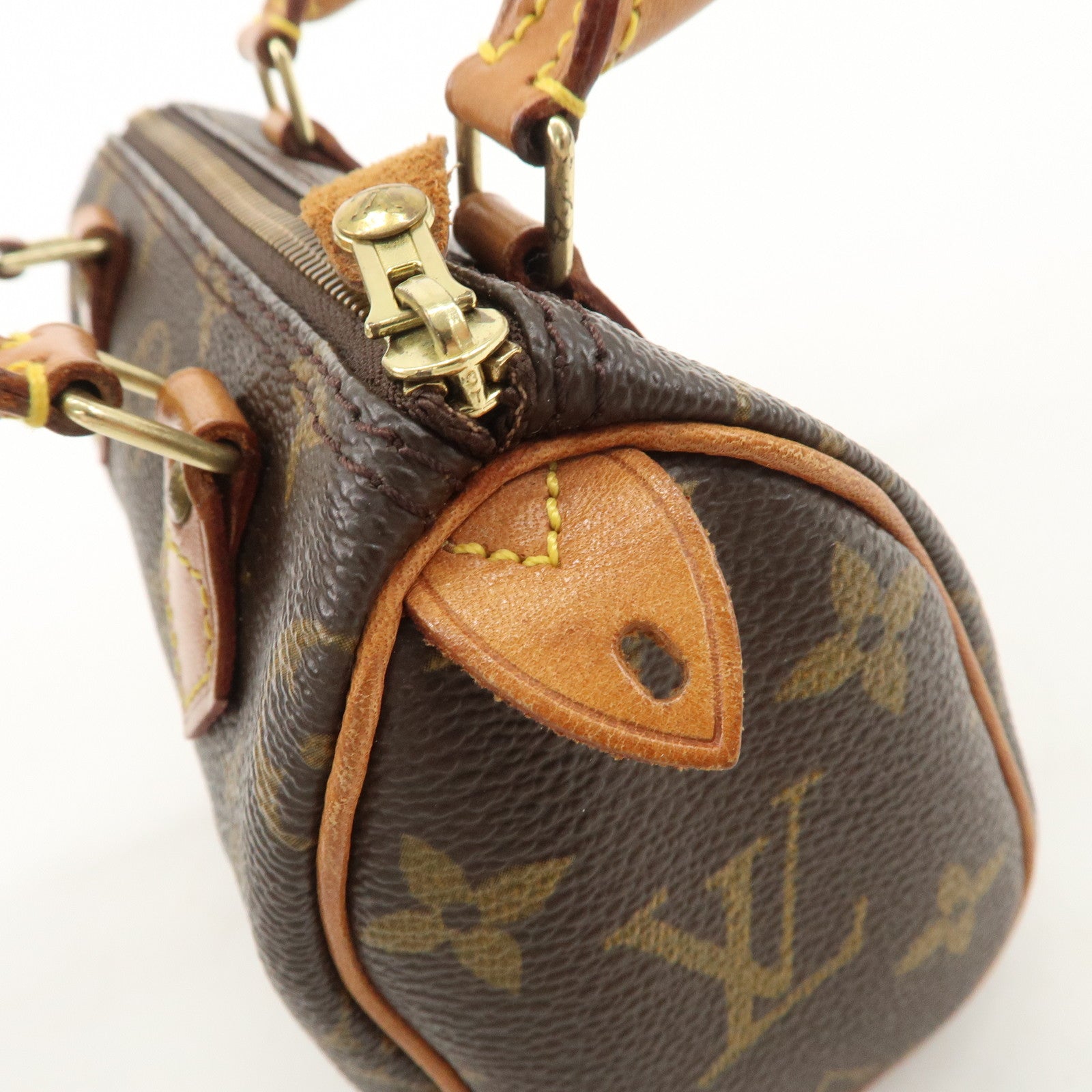 Louis Vuitton Monogram Mini Speedy Hand Bag M41534 Used