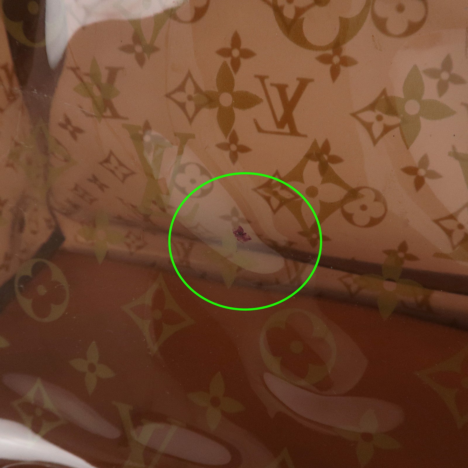 Louis Vuitton Monogram Cabas Cruise Vinyl Tote Bag Brown M50500 Used