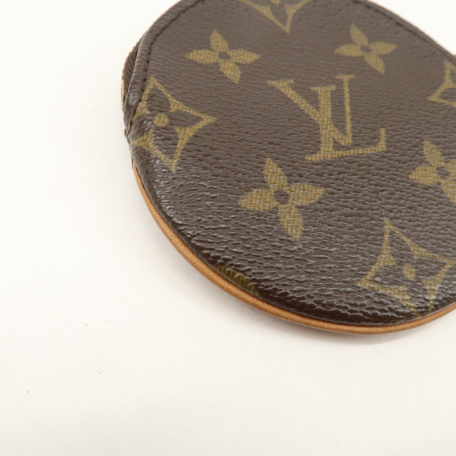 Louis Vuitton Monogram Porte Monnaie Rond Coin Case M61926 Used