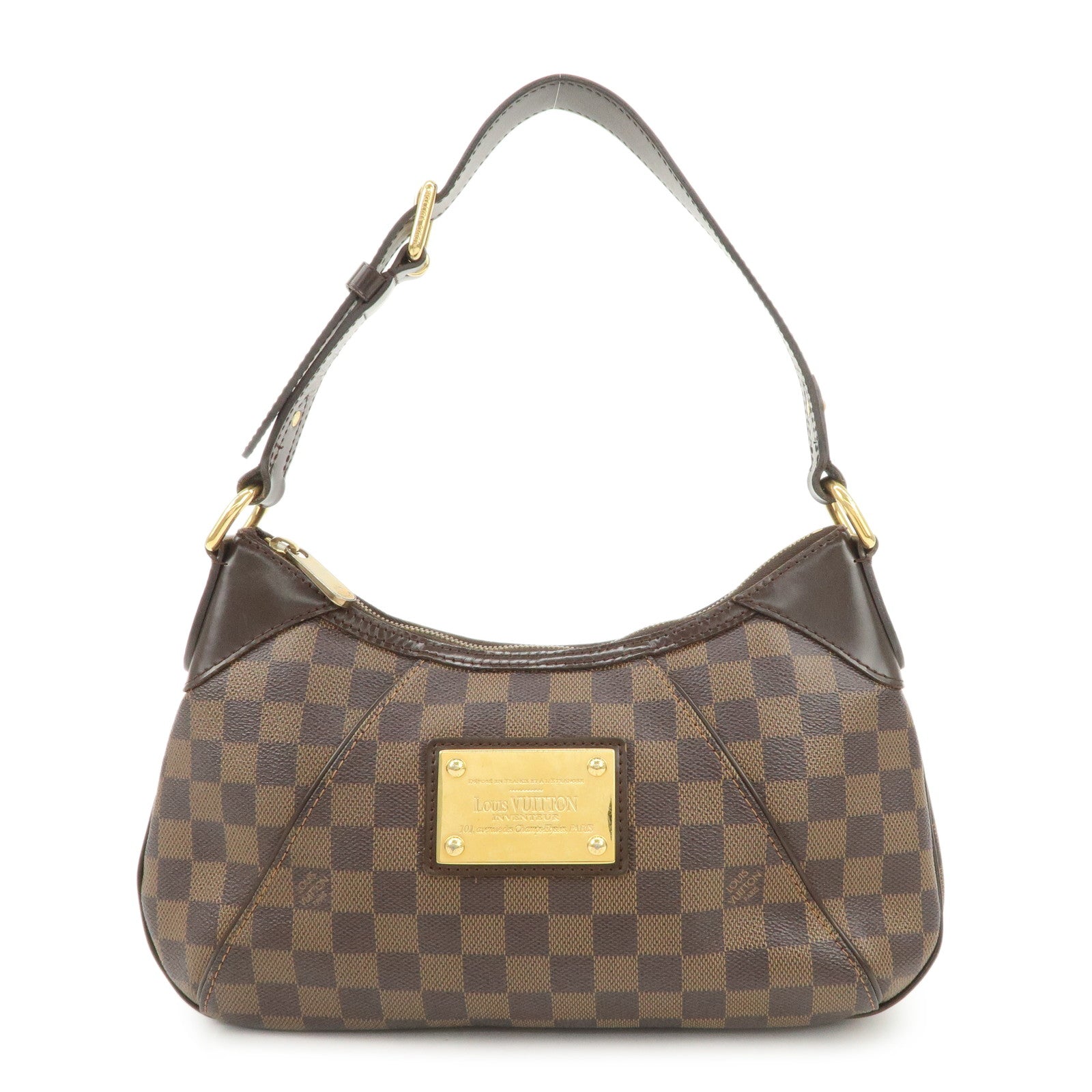 Louis Vuitton Damier Canvas Thames PM Shoulder Bag Hand Bag N48180
