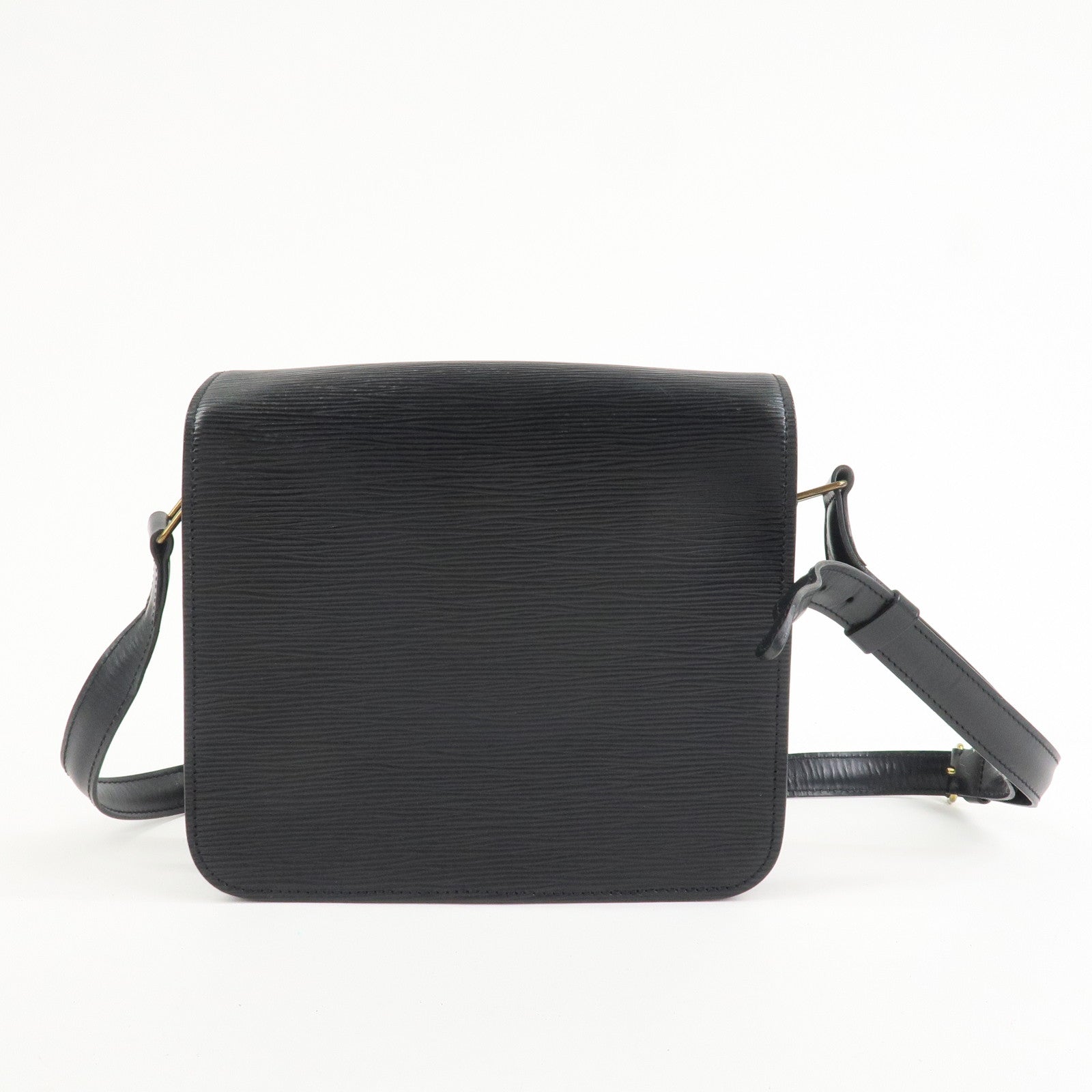 Louis Vuitton Epi Cartouchiere Shoulder Bag Noir Black M52242