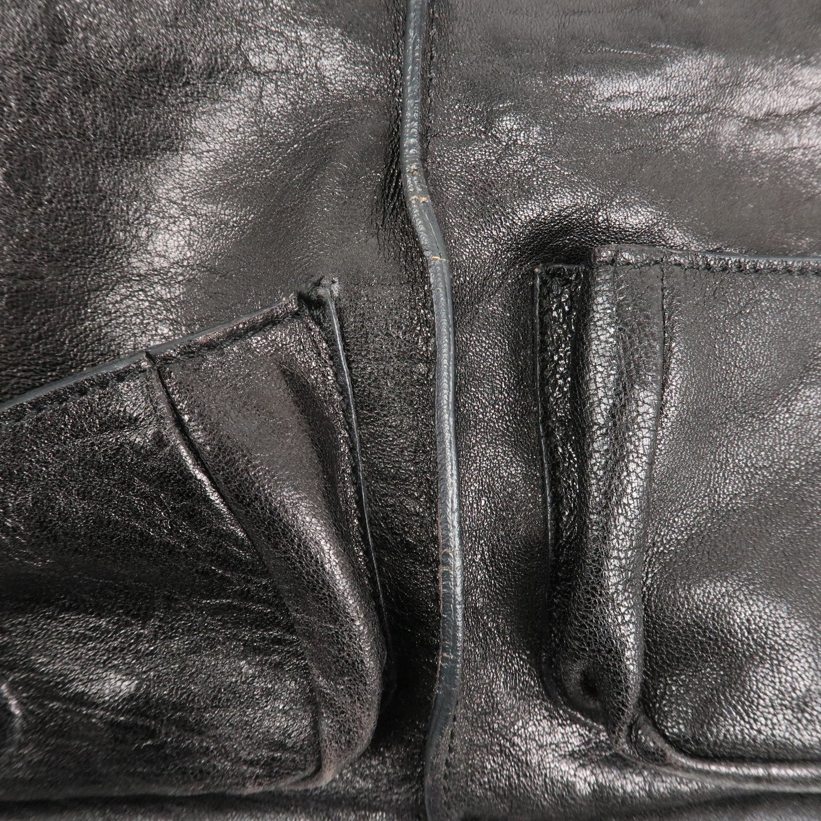 Chloe Leather Saskia 2Way Bag Hand Bag Shoulder Bag Black