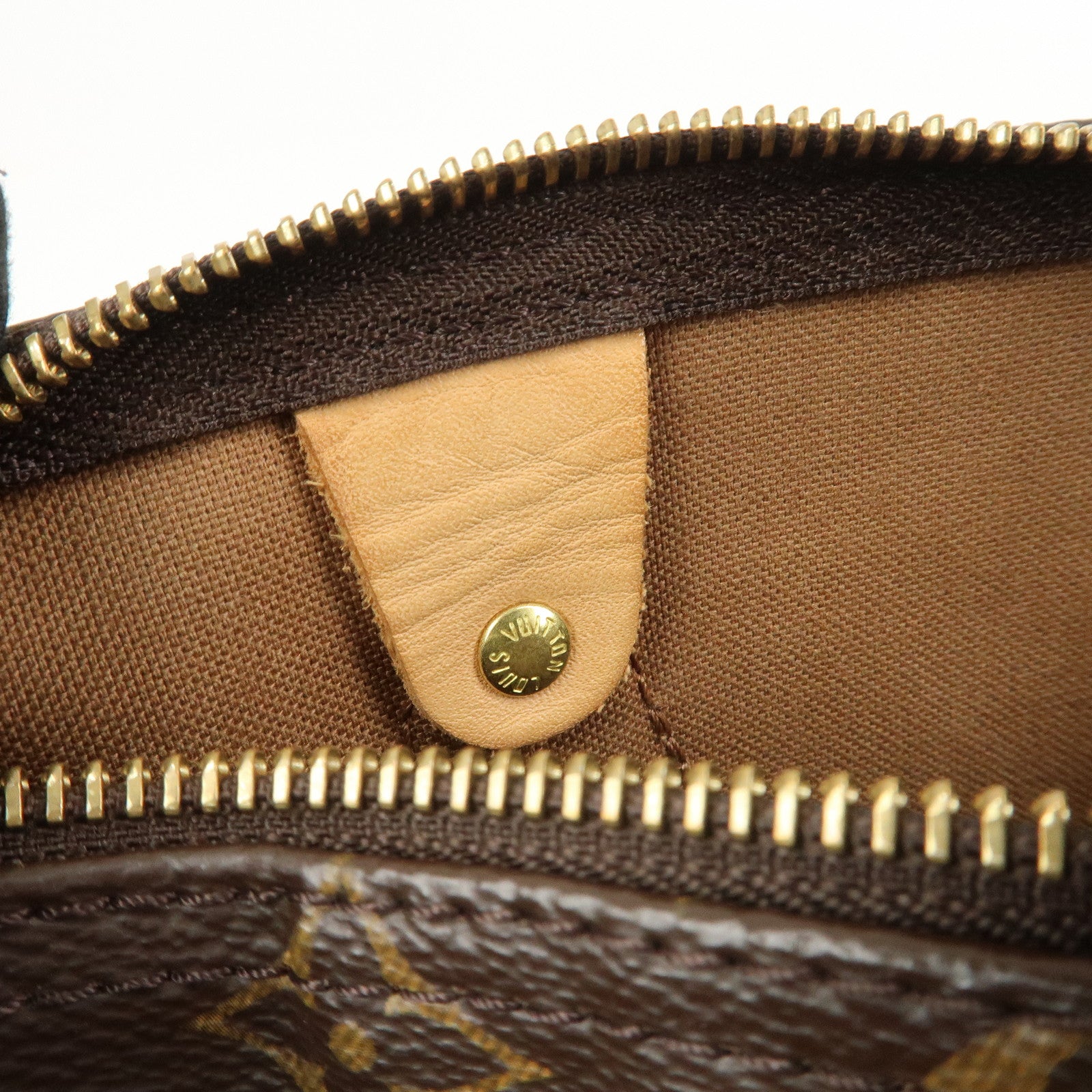 Louis Vuitton Monogram Speedy 25 Boston Bag Hand Bag Brown M41528