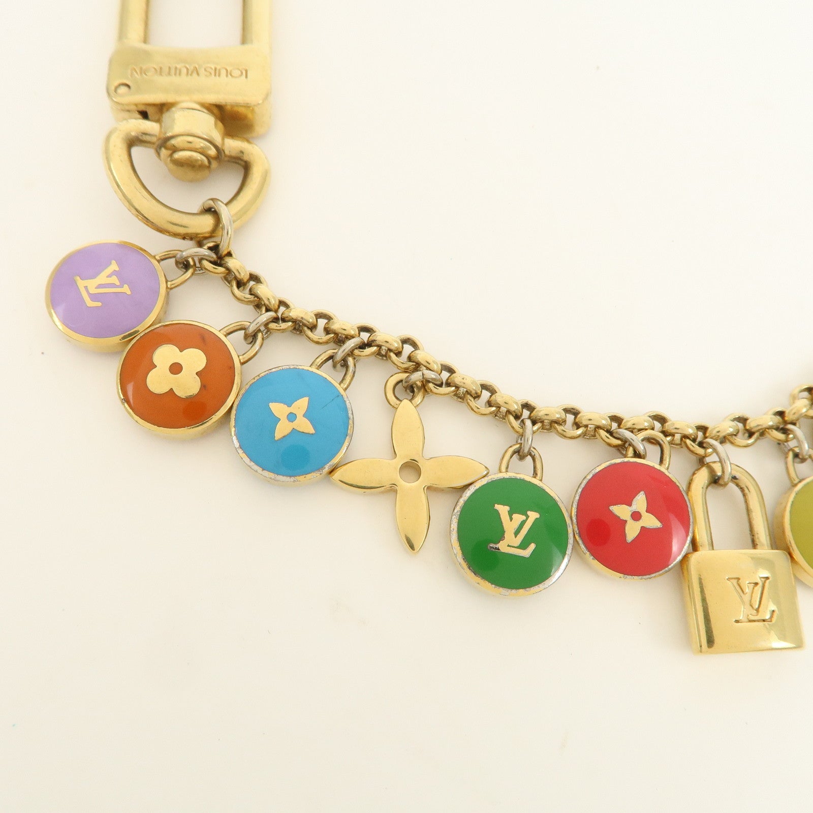 Louis Vuitton Porte Cles Chaine Pastille Bag Charm M65380