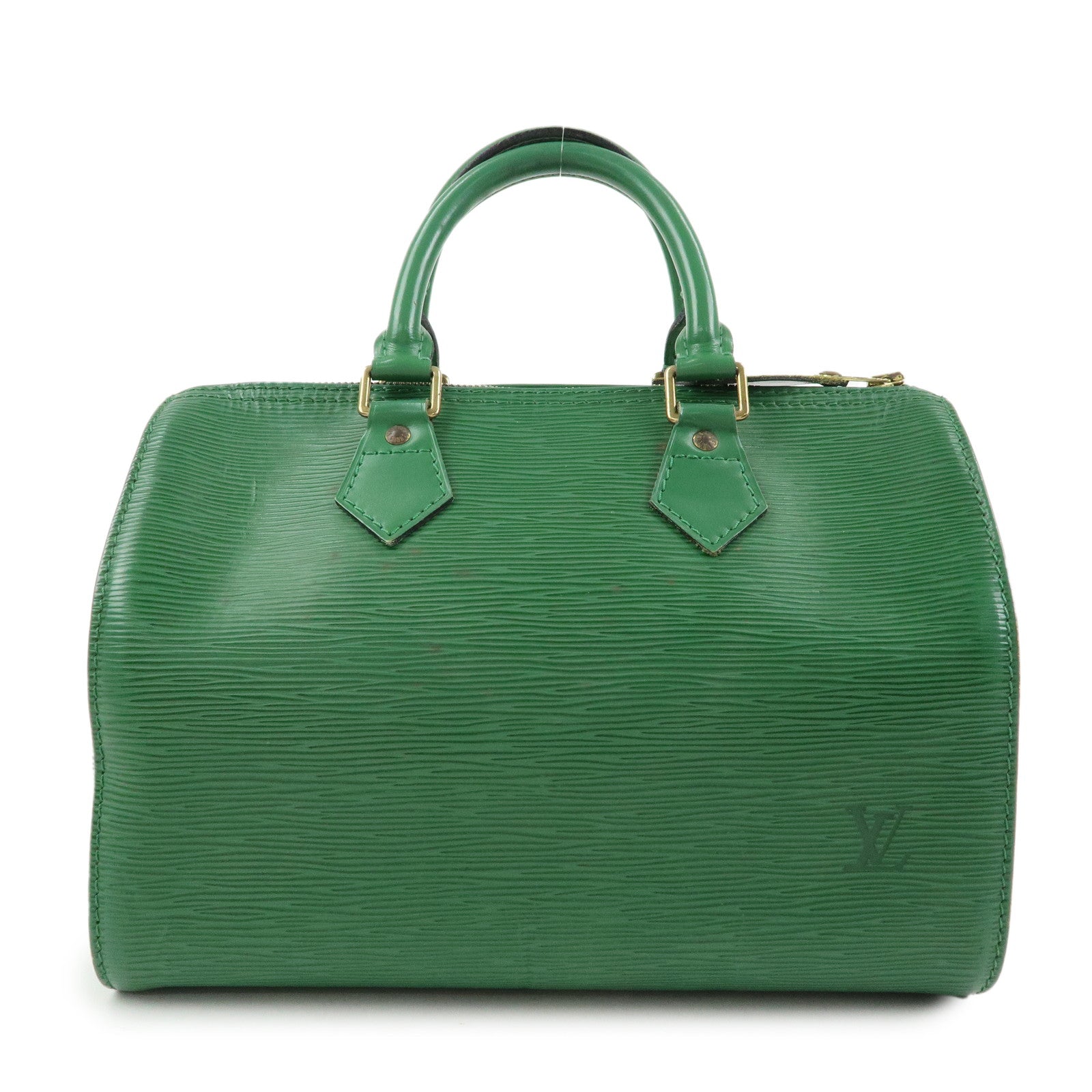 Louis Vuitton Epi Speedy 25 Hand Bag Boston Bag Borneo Green M43014
