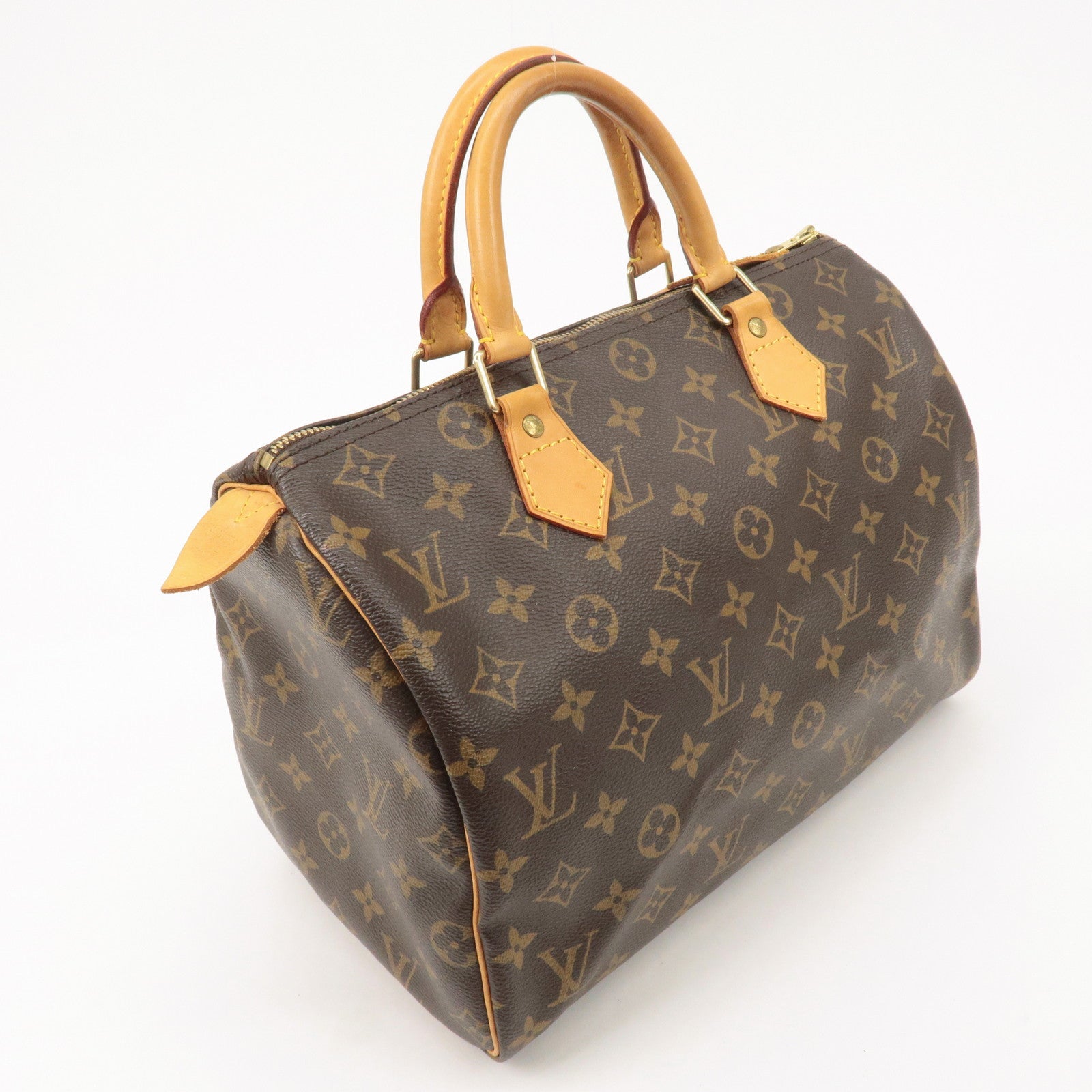 Louis Vuitton Monogram Speedy 30 Hand Bag Boston Bag M41526 Used