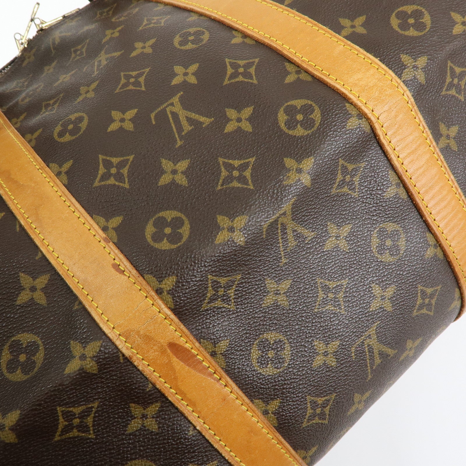 Louis Vuitton Monogram Keep All Bandouliere 60 Boston Bag M41412