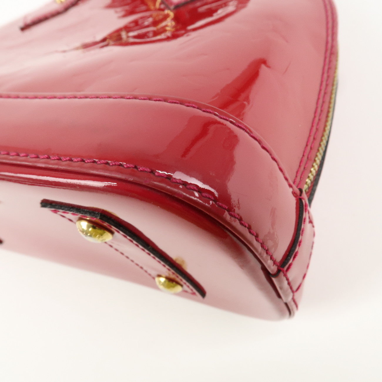 Louis Vuitton Monogram Vernis Alma BB 2Way Bag Rose Indien M91771 Used