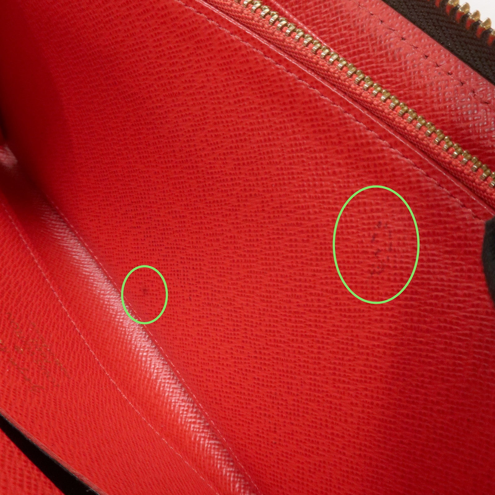 Louis Vuitton Monogram Kusama Pumpkin Dots Zippy Wallet M60450 Used