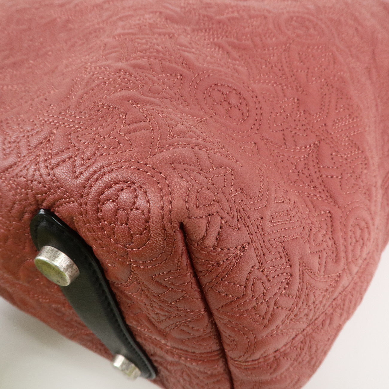 Louis Vuitton Monogram Antia Leather Hobo PM Shoulder Bag M93155 Used