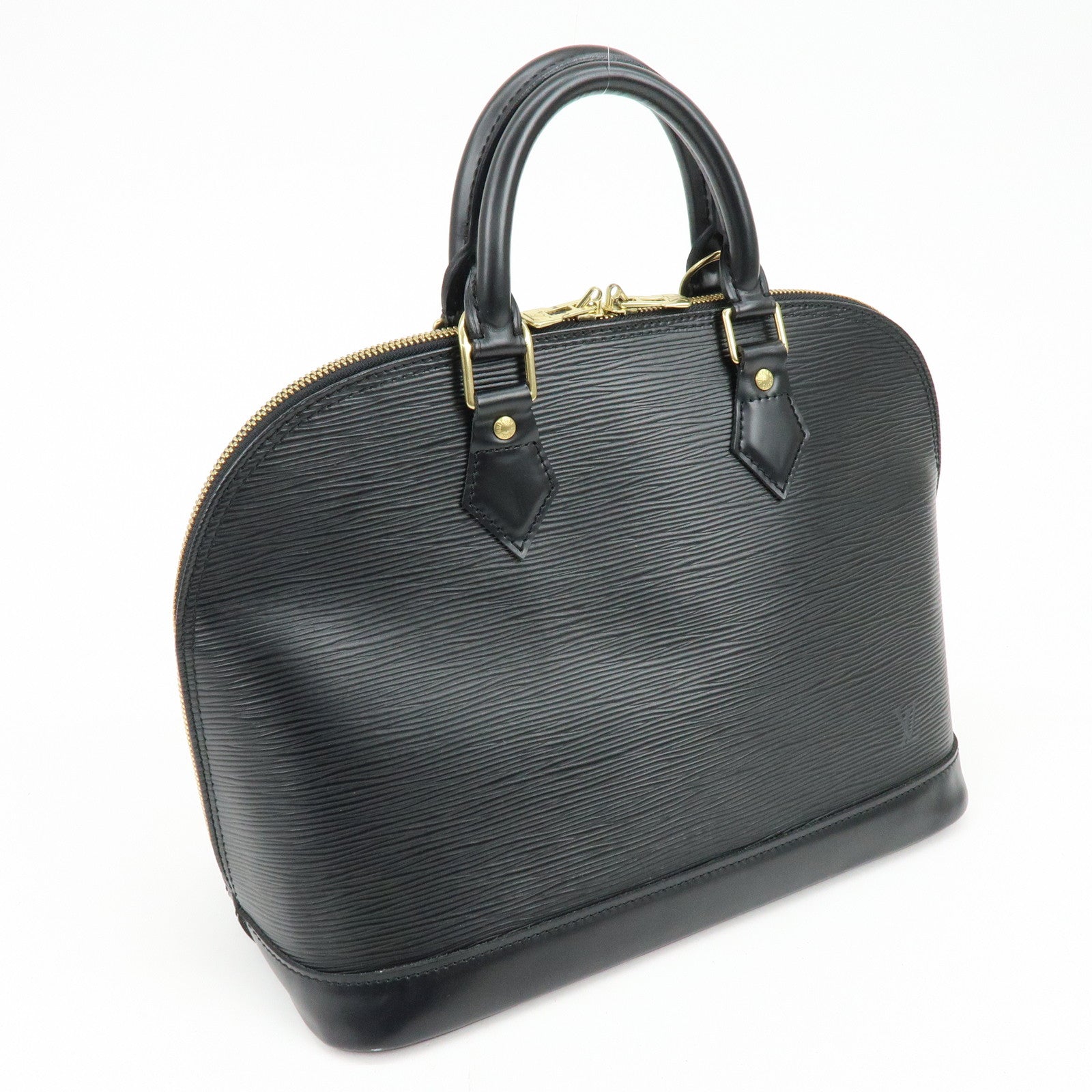 Louis Vuitton Epi Alma Hand Bag Noir Black M52142