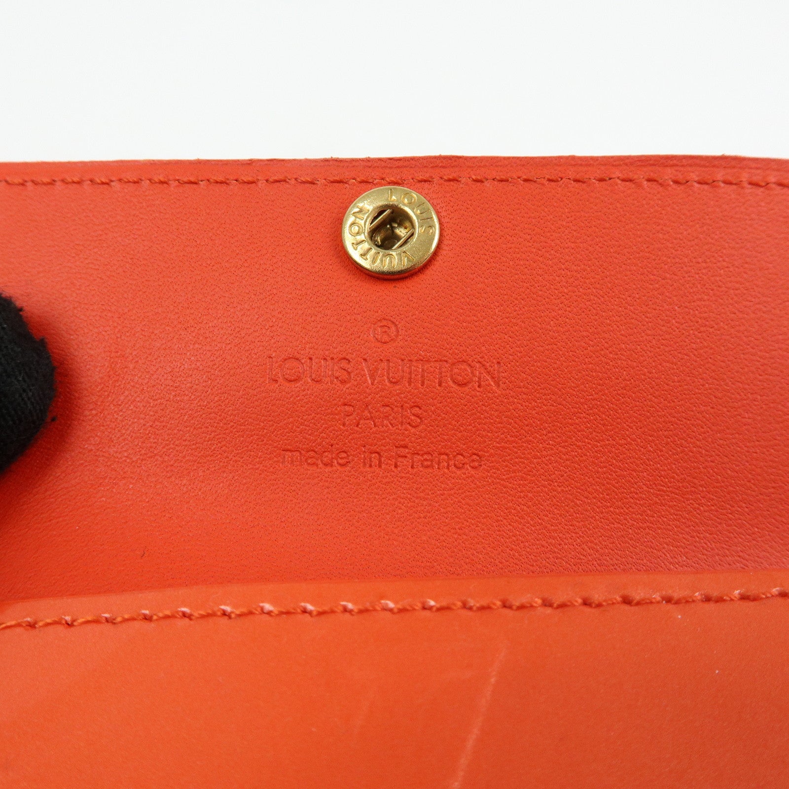 Louis Vuitton Monogram Vernis Leather Ludlow Orange Sunset M93630