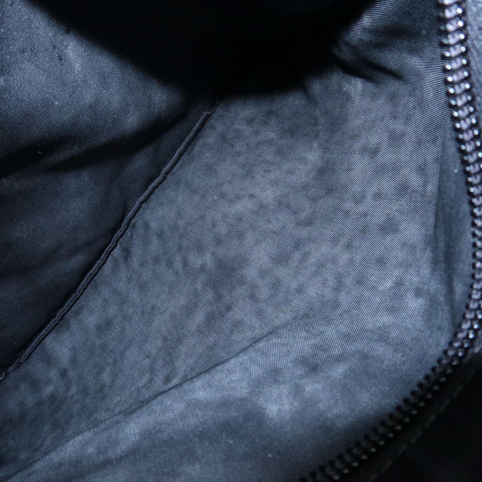PRADA Triangle Logo Nylon Leather Shoulder Bag Crossbody Bag Black