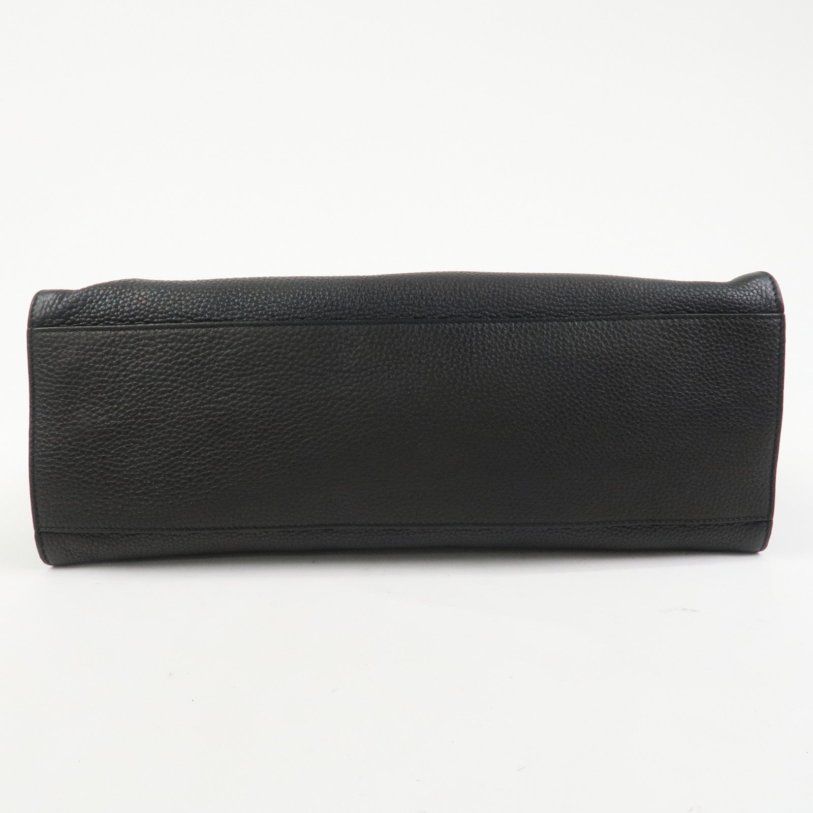 GUCCI Bamboo Leather 2WAY Bag Hand Bag Shoulder Bag Black 370829