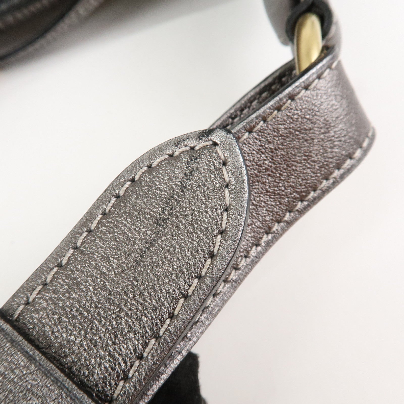 Louis Vuitton Monogram Mini Lin Manon MM ShoulderBag Platine M95618