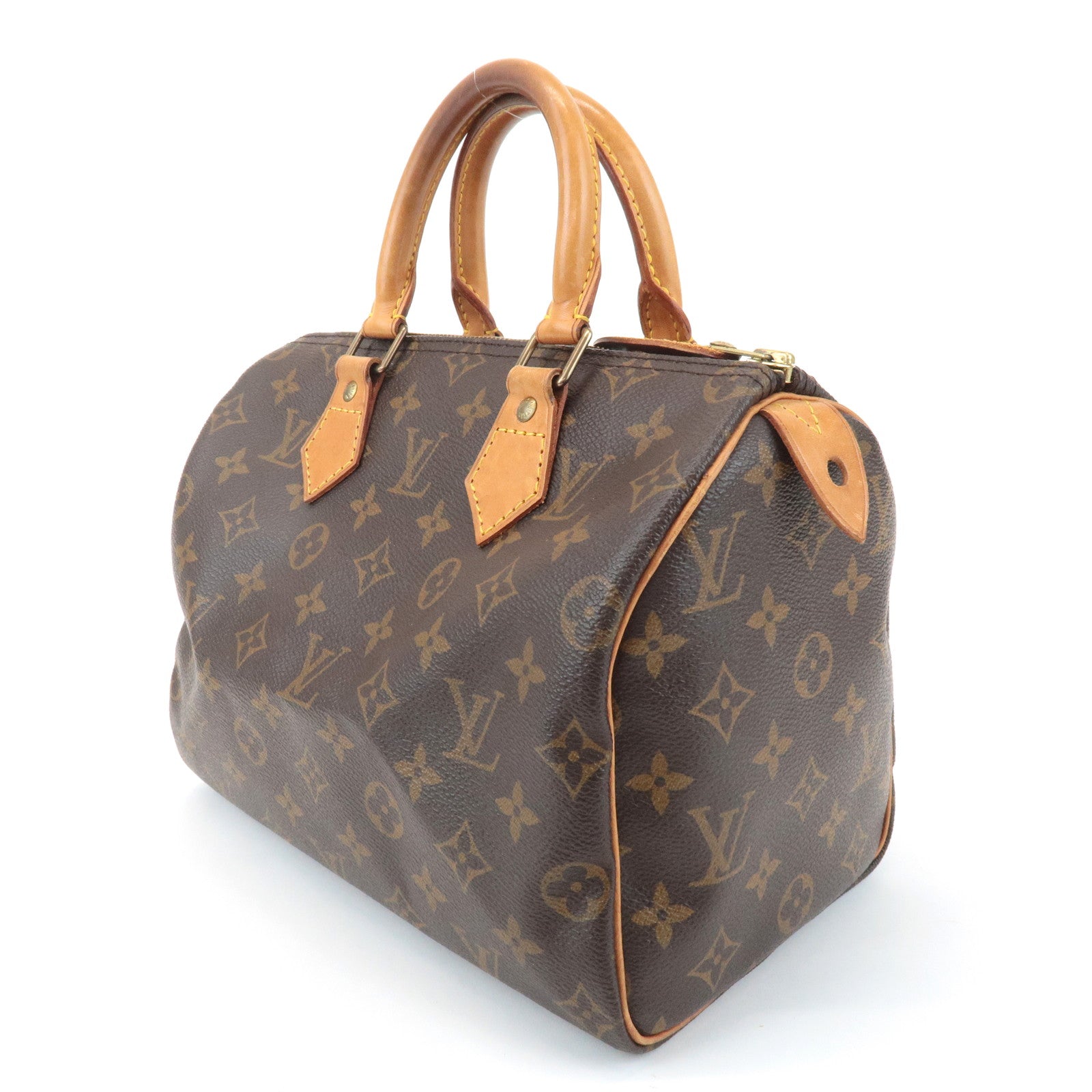 Louis Vuitton Monogram Speedy 25 Hand Bag Boston Bag M41528