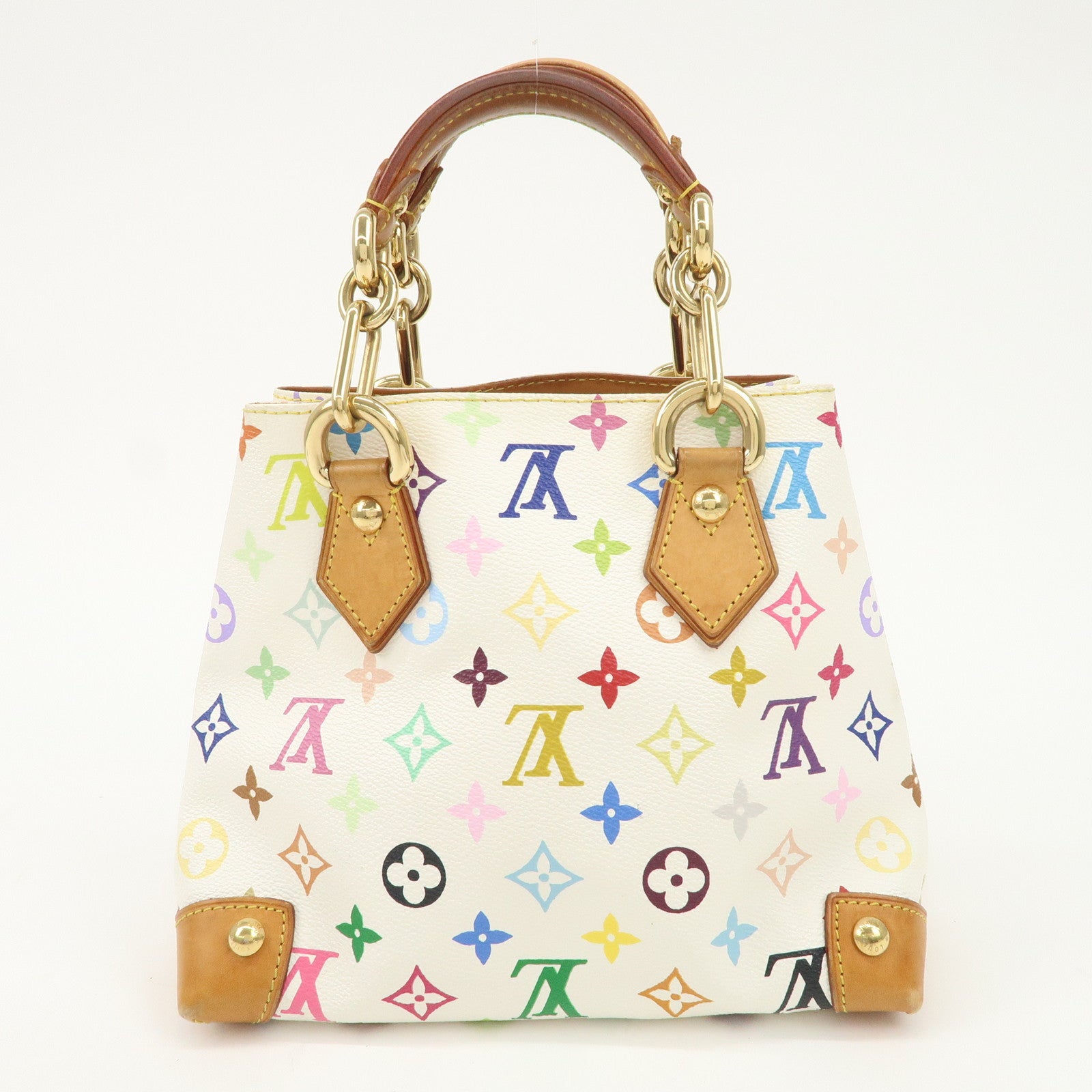 Louis Vuitton Monogram Multicolor Audra Hand Bag Blanc M40047