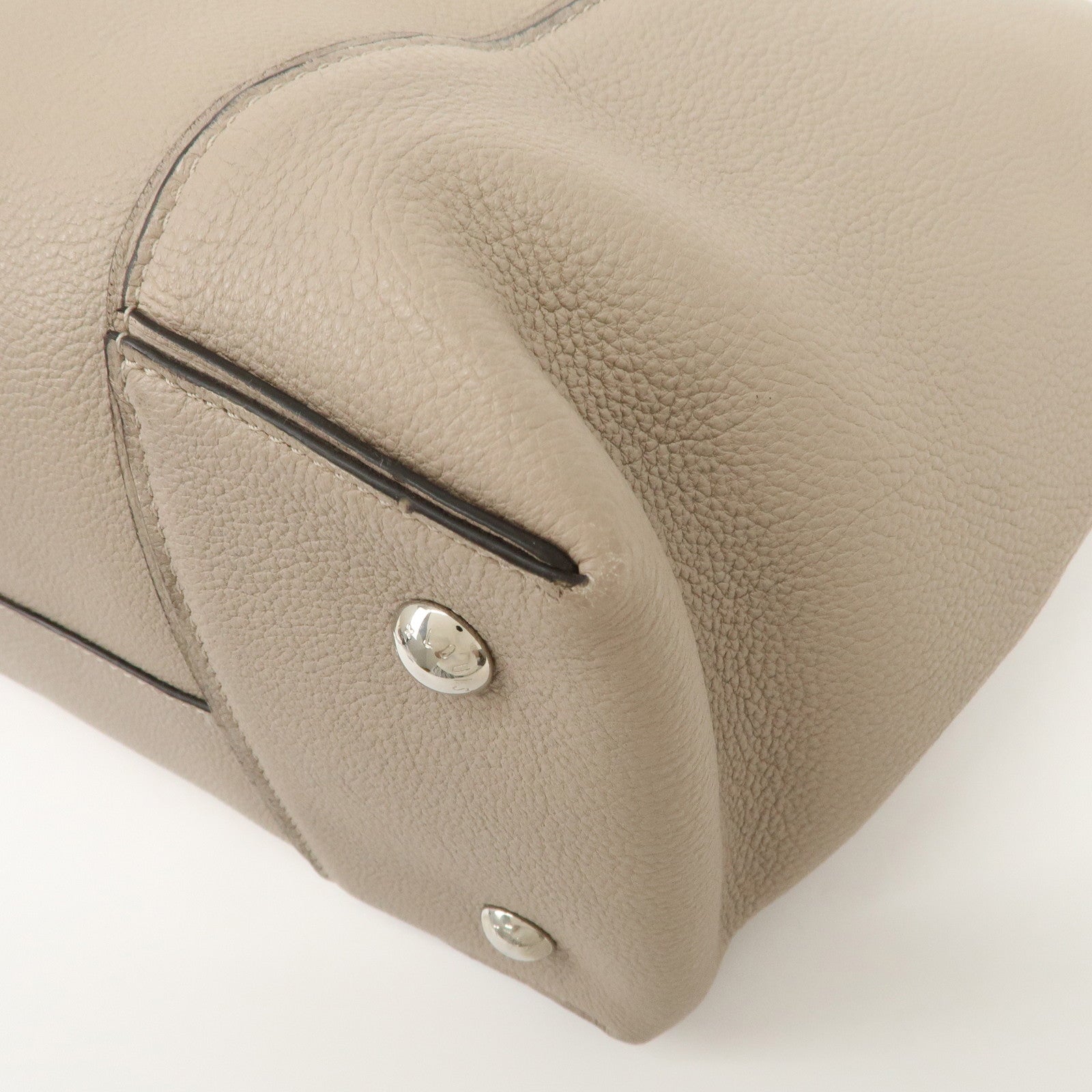 Louis Vuitton PARNASSEA Lock It MM Hand Bag Tote Bag Beige M94593