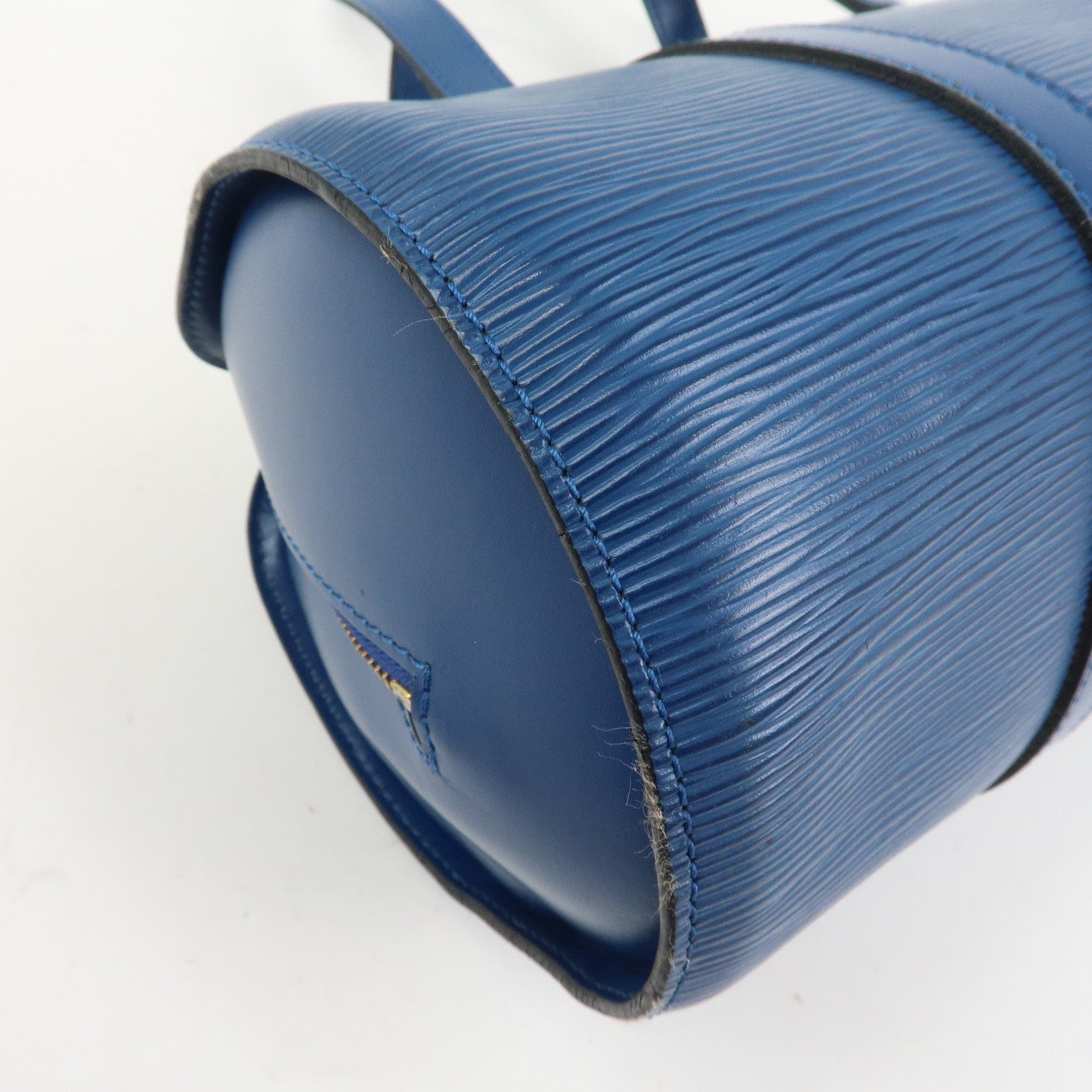 Louis Vuitton Epi Soufflot Shoulder Bag Hand Bag Toledo Blue M52225