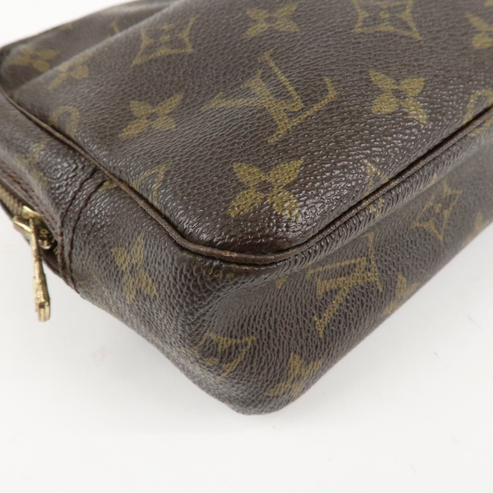 Louis Vuitton Monogram Trousse Toilette 23 Pouch Brown M47524 Used