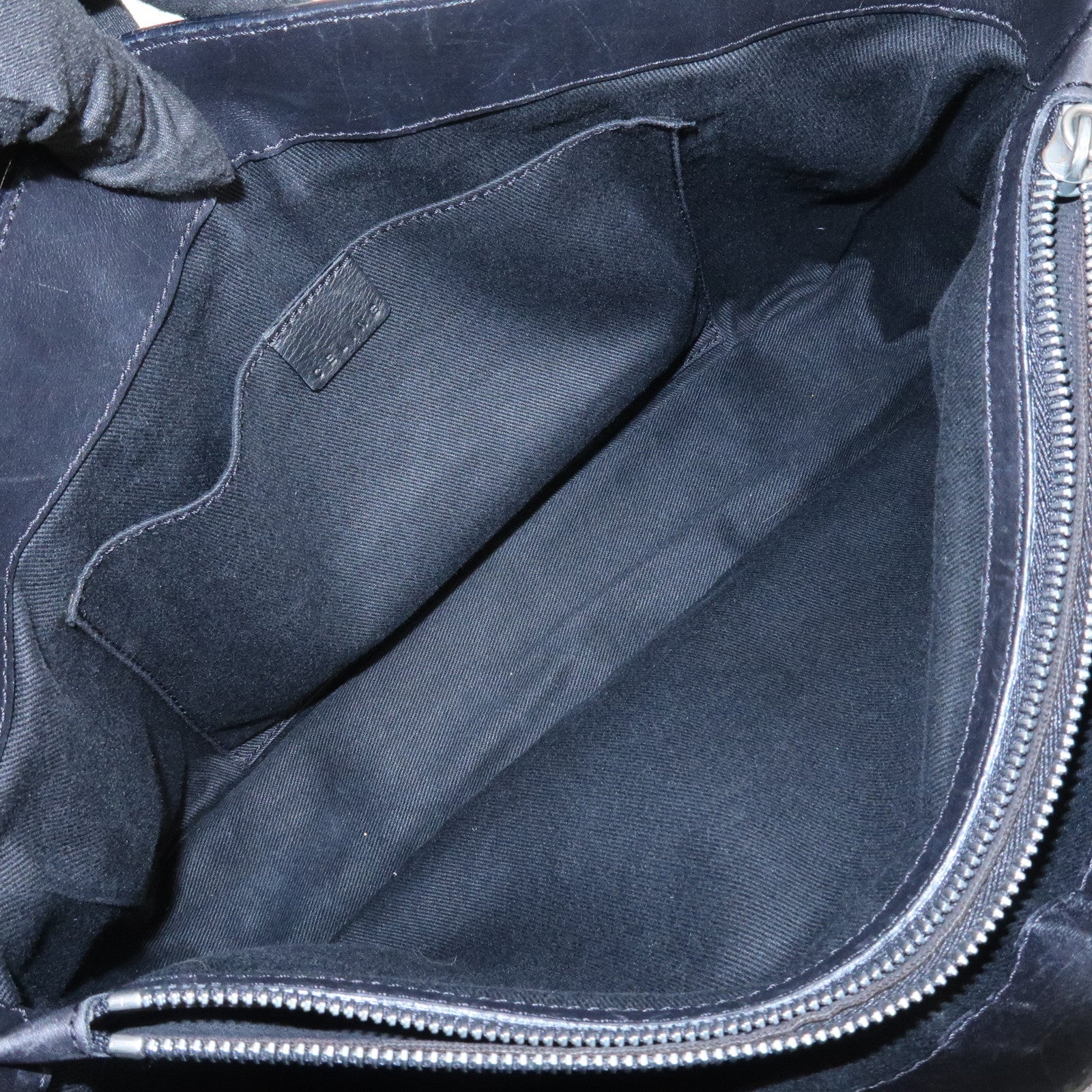 CELINE Boogie Bag Leather Hand Bag Tote Bag Black