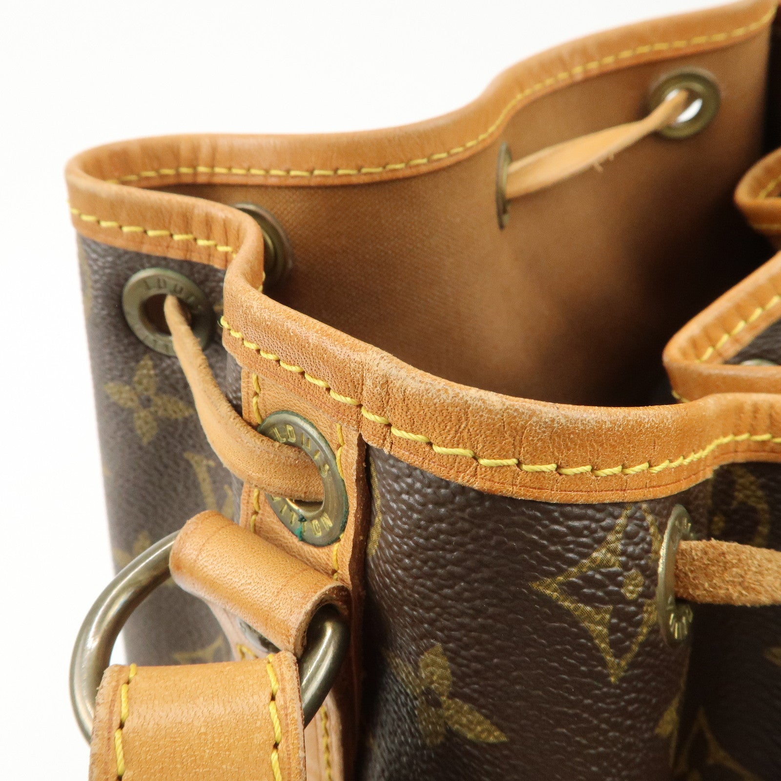 Louis Vuitton Monogram Noe Shoulder Bag Brown M42224